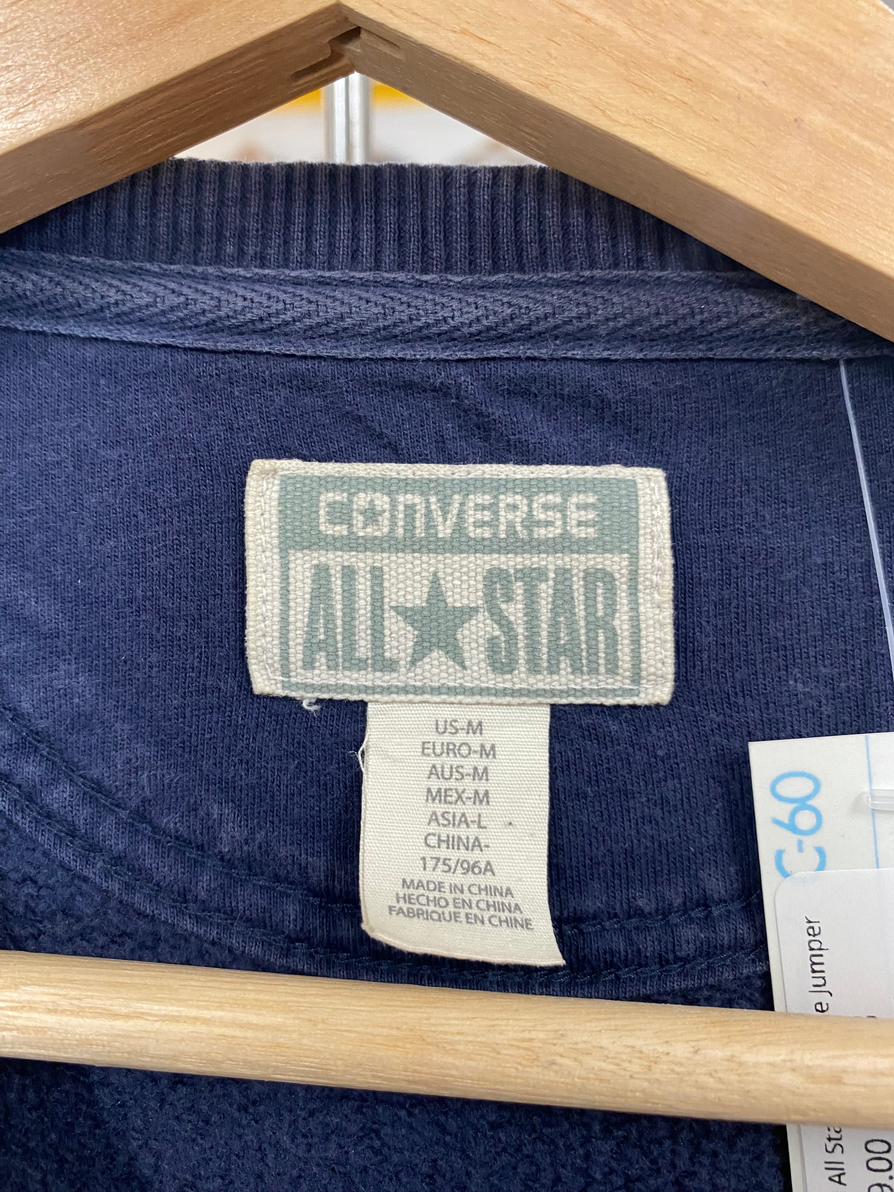 [M] Converse All Star Dark Blue Jumper