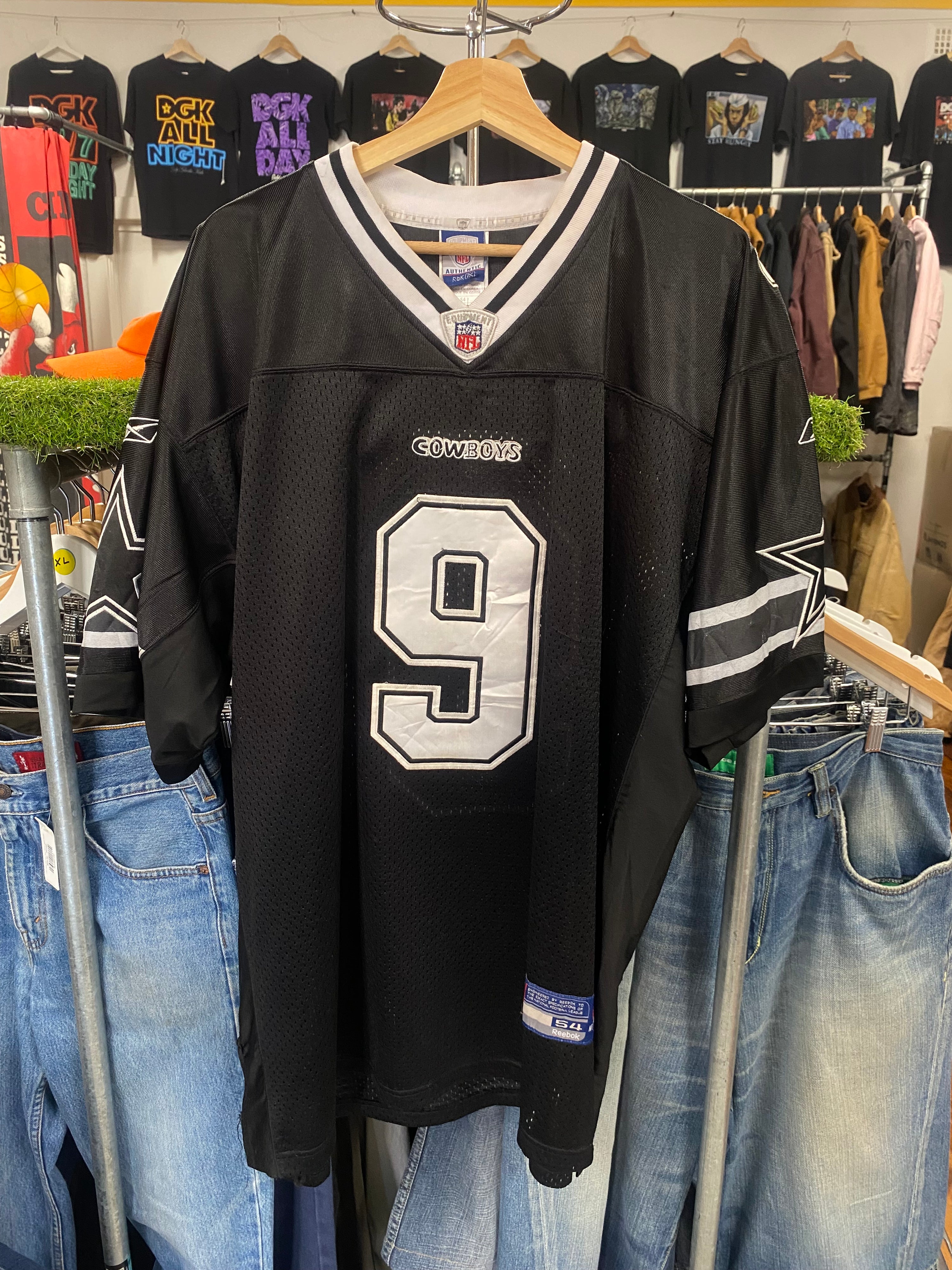 [XL] - NFL Dallas Cowboys #9 Romo Black Jersey