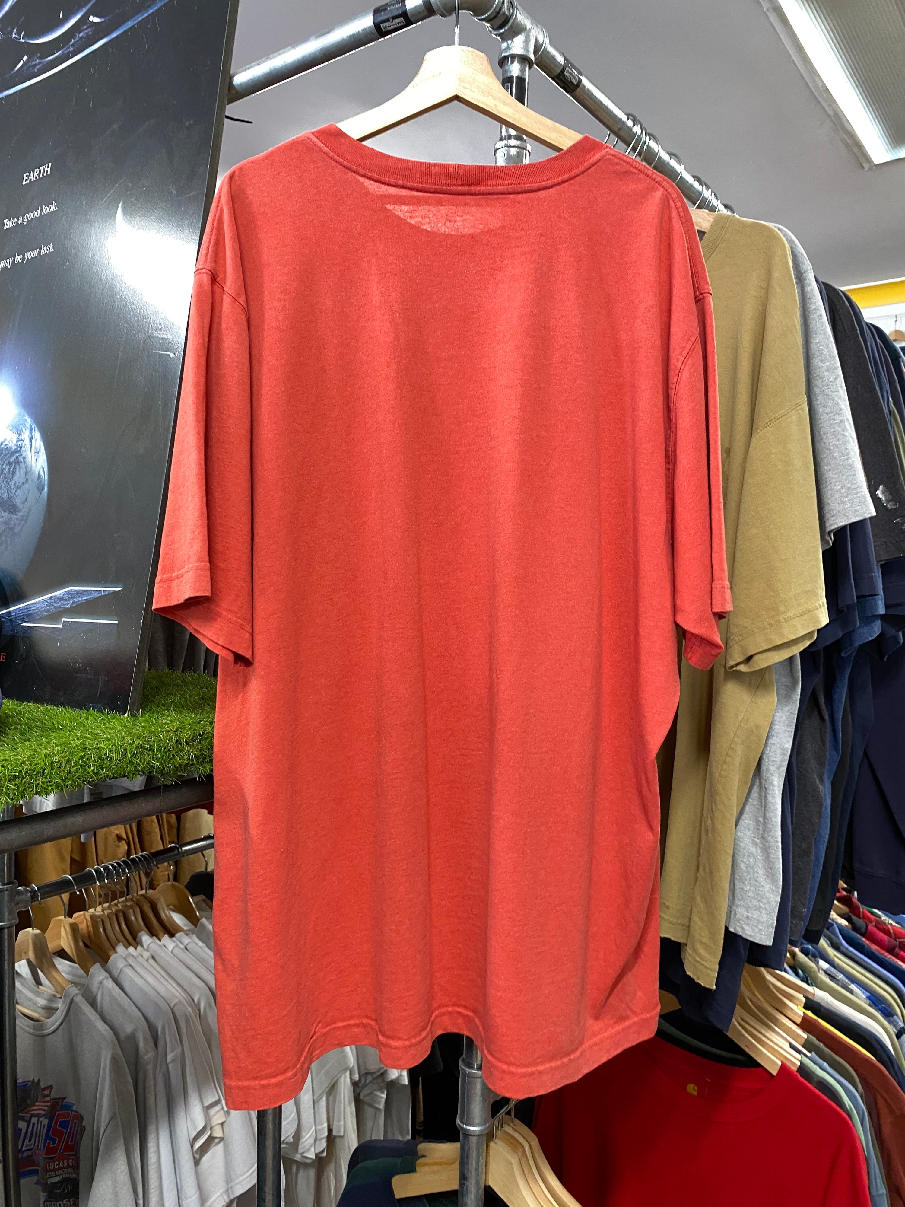2XL - Salmon Red Carhartt Pocket Tee
