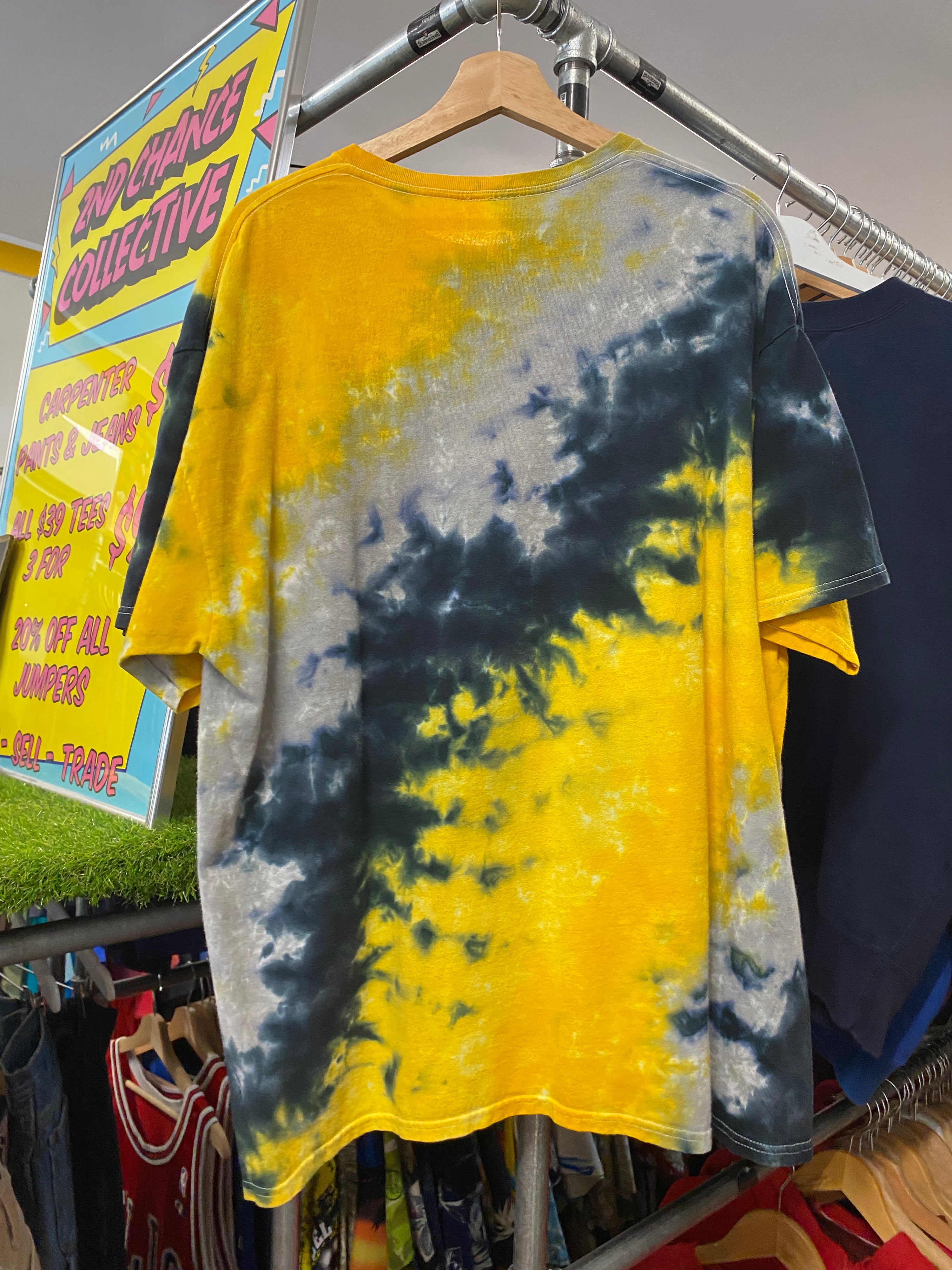 XL - Pittsburgh Steelers Yellow Tie Dye