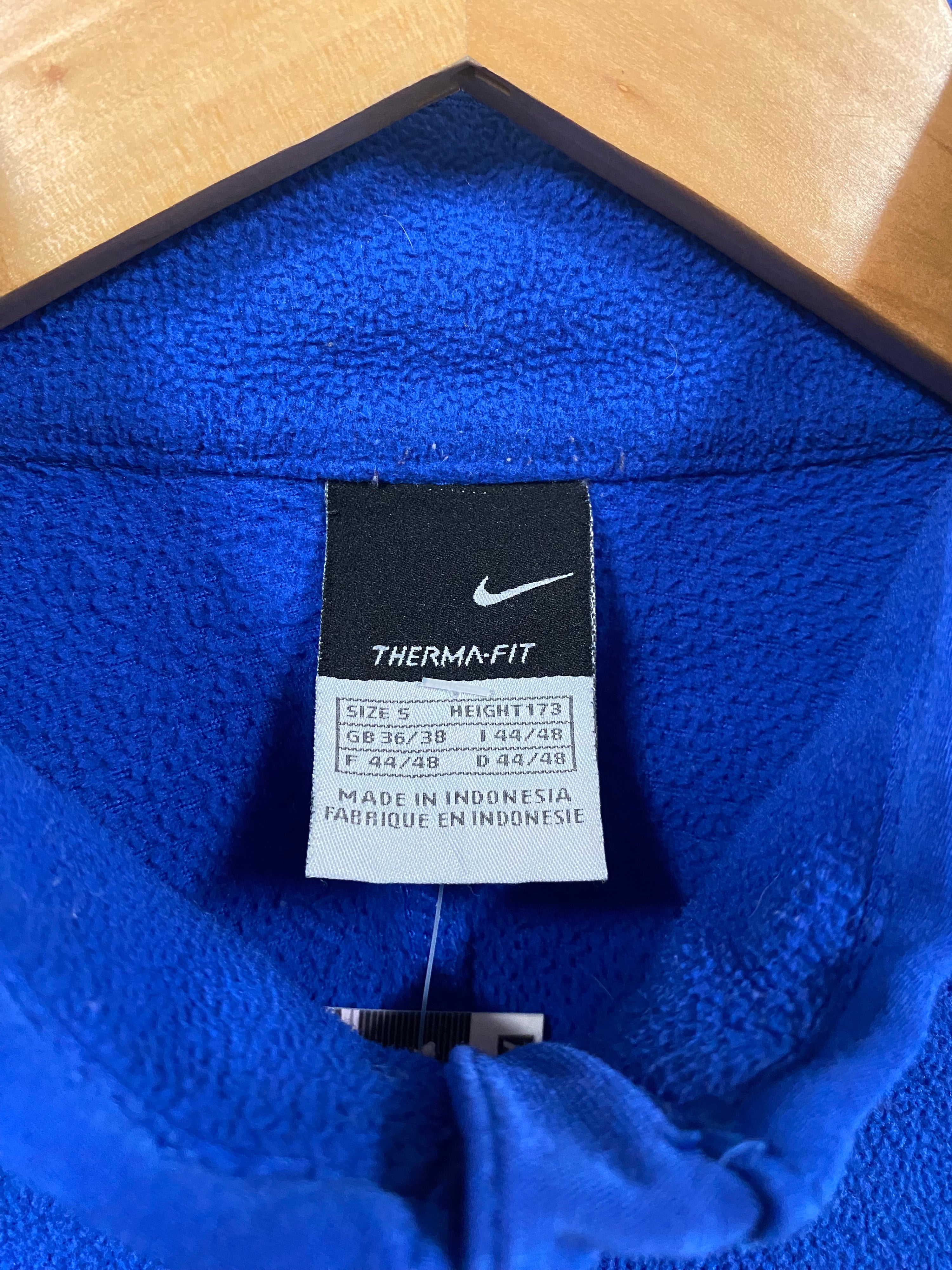 [S] Nike Thermafit Blue Zip Up
