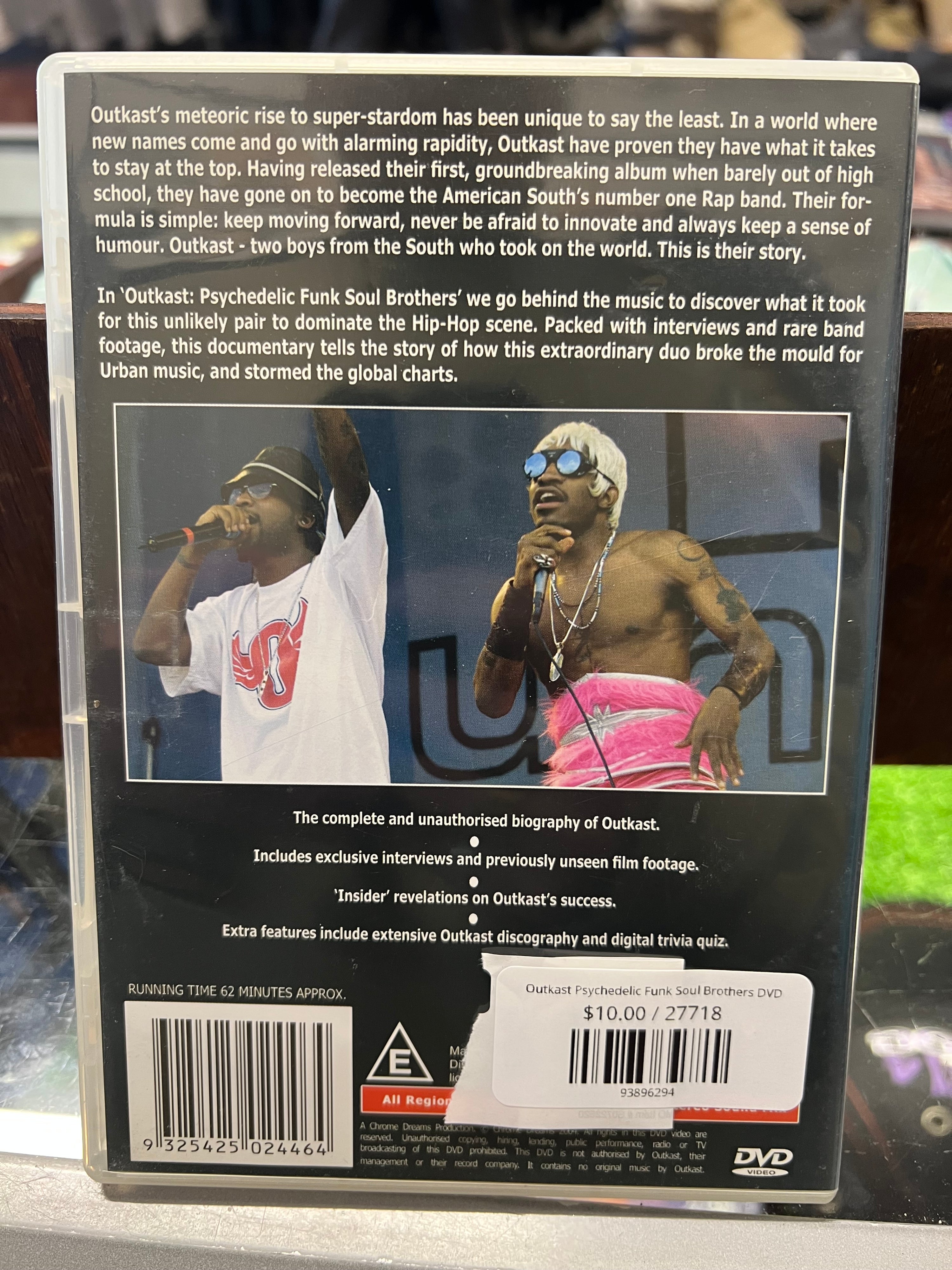 Outkast Psychedelic Funk Soul Brothers DVD