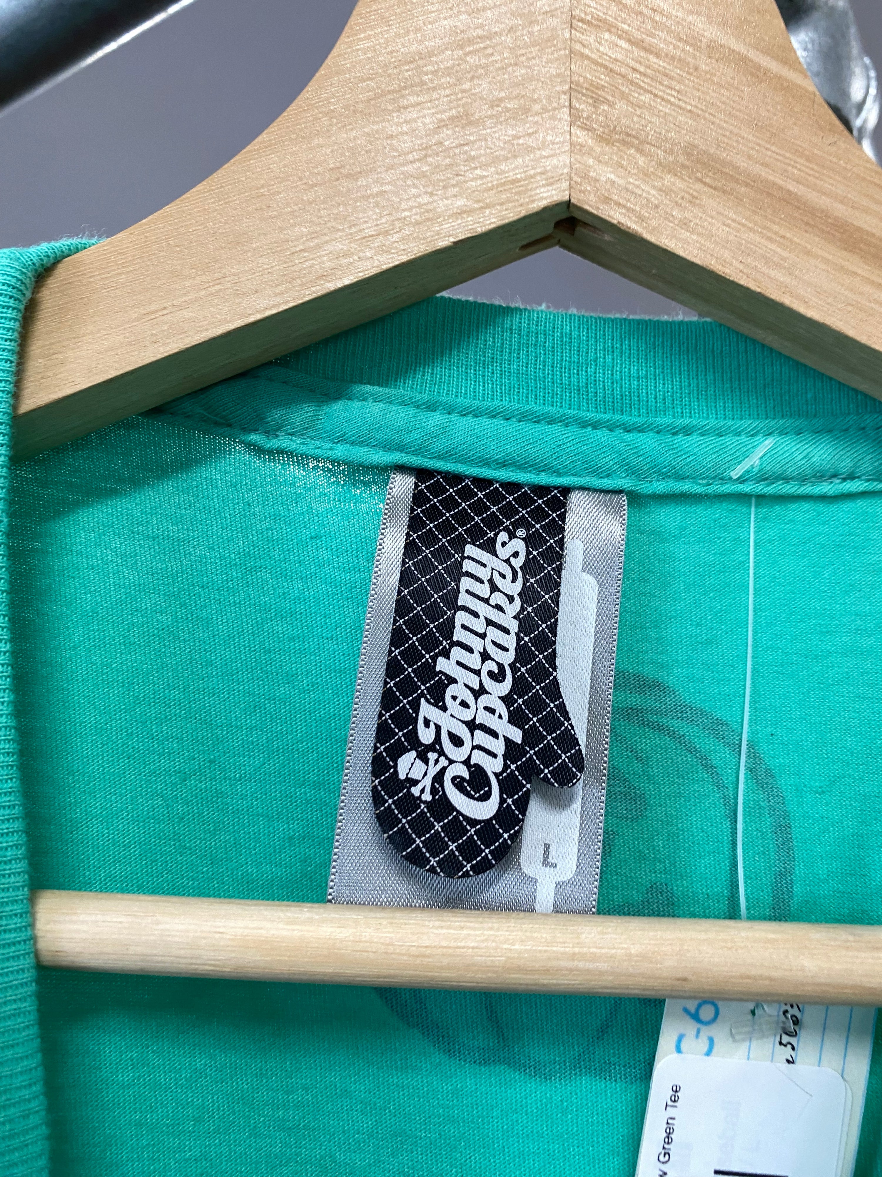 [L] Johnny Cupcakes Texas Chainsaw Green Tee