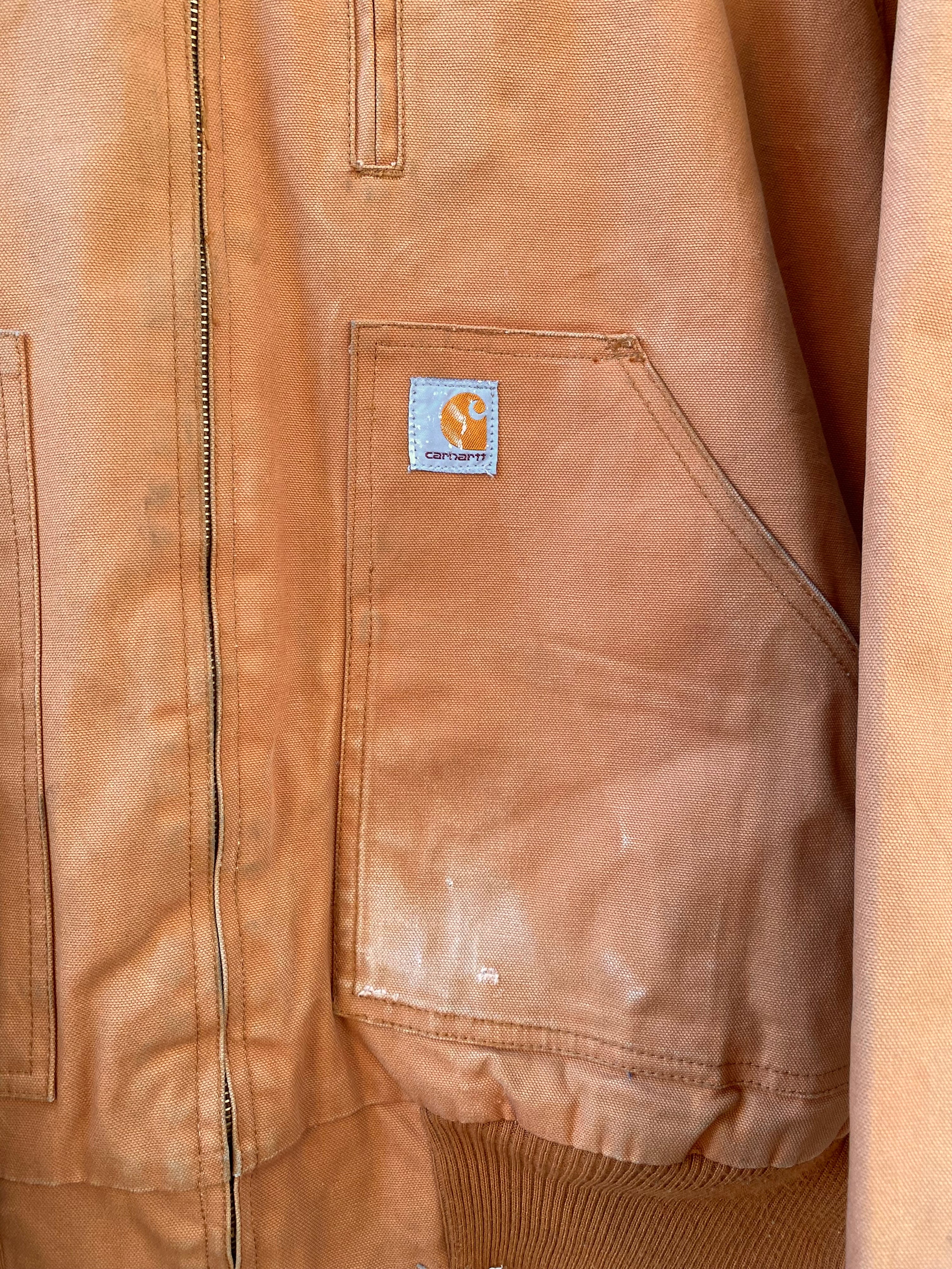[XL] Carhartt Light Brown Active Jacket w/ Chore Pockets