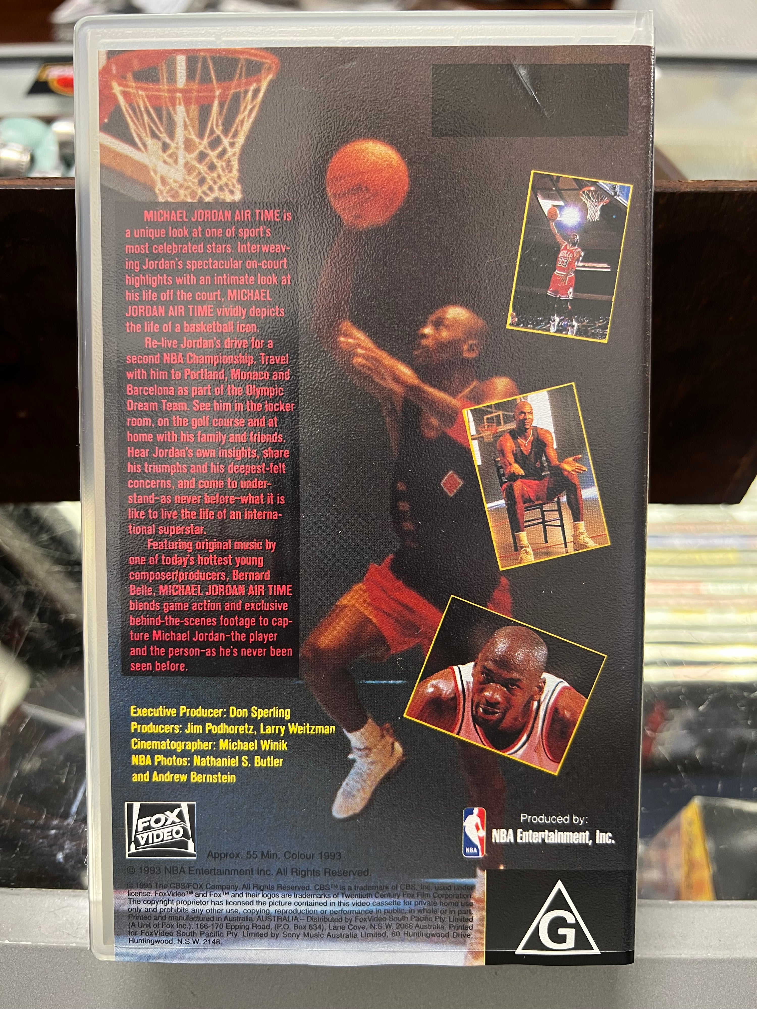 [VHS] Michael Jordan Come Fly With ME & Air Time Double Feature