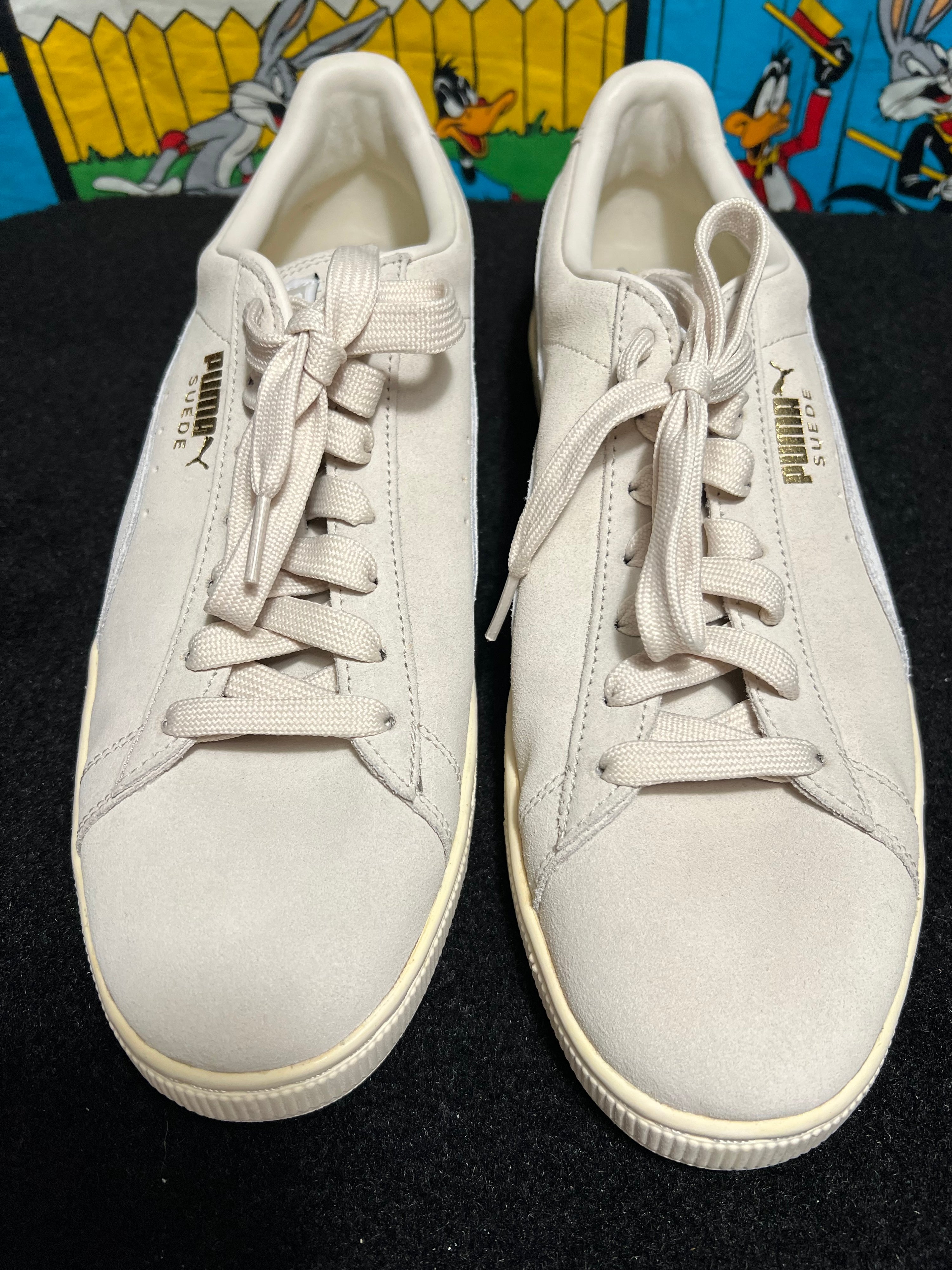 US13 - Puma Suede Beige/White NEW