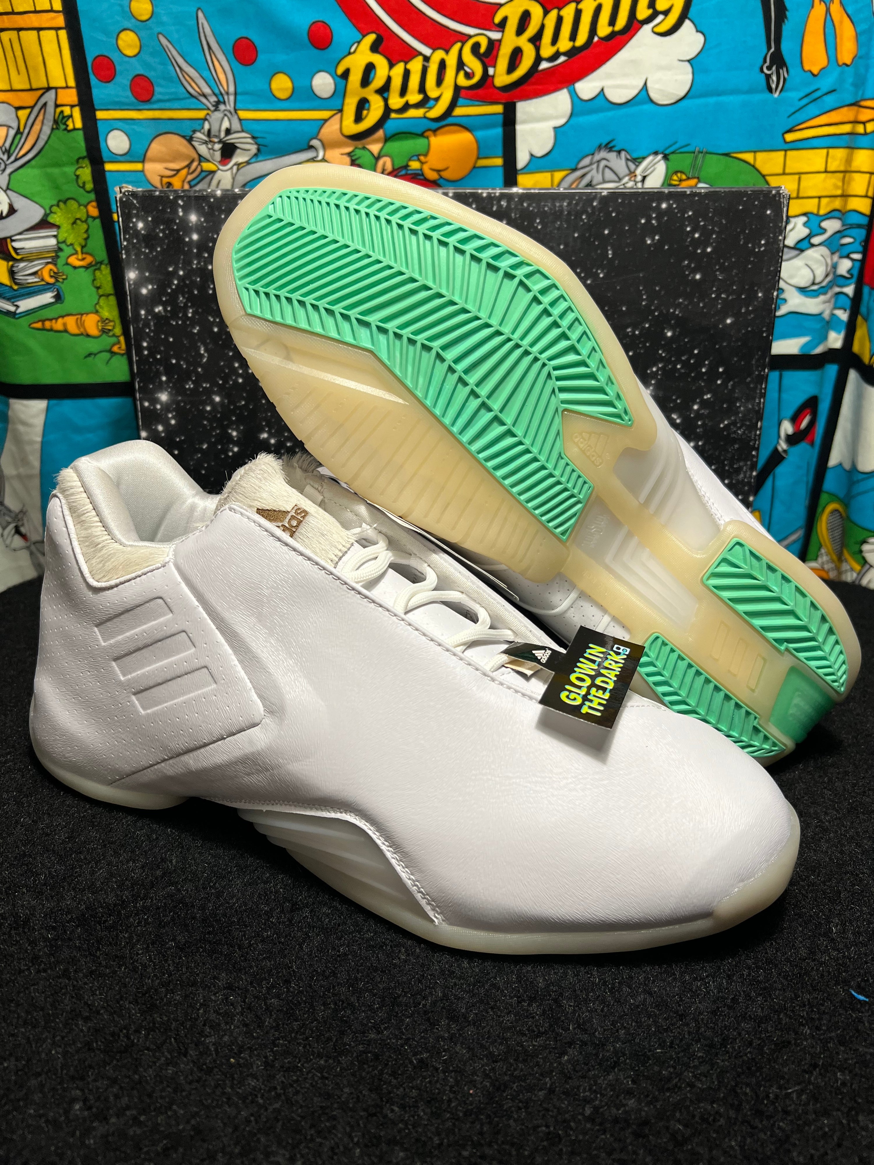US13 - 2016 Adidas TMAC 3 Glow In The Dark Shoes NEW AQ7993