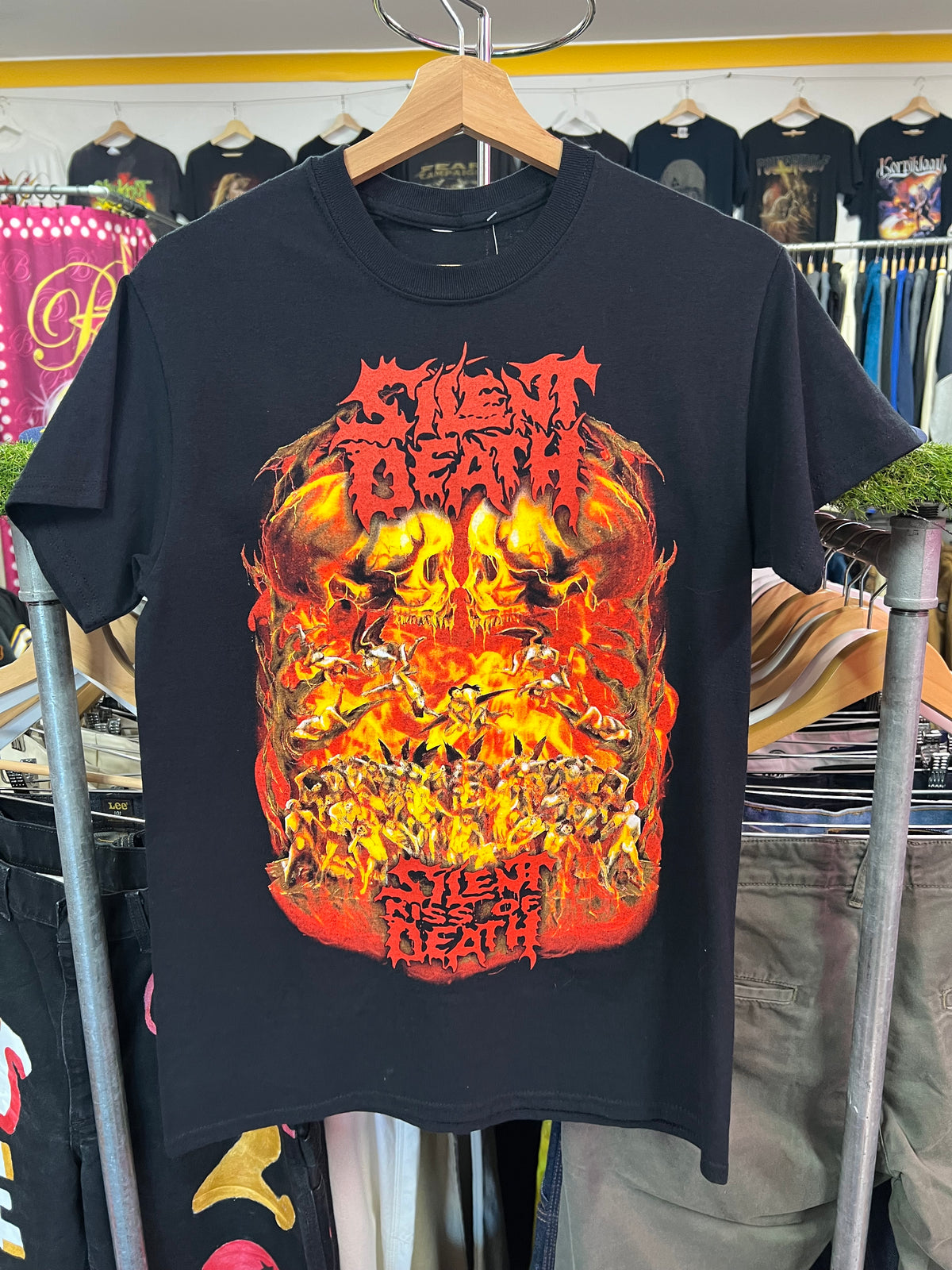 [S] Silent Death: Silent Kiss Of Death Double Sided Tshirt