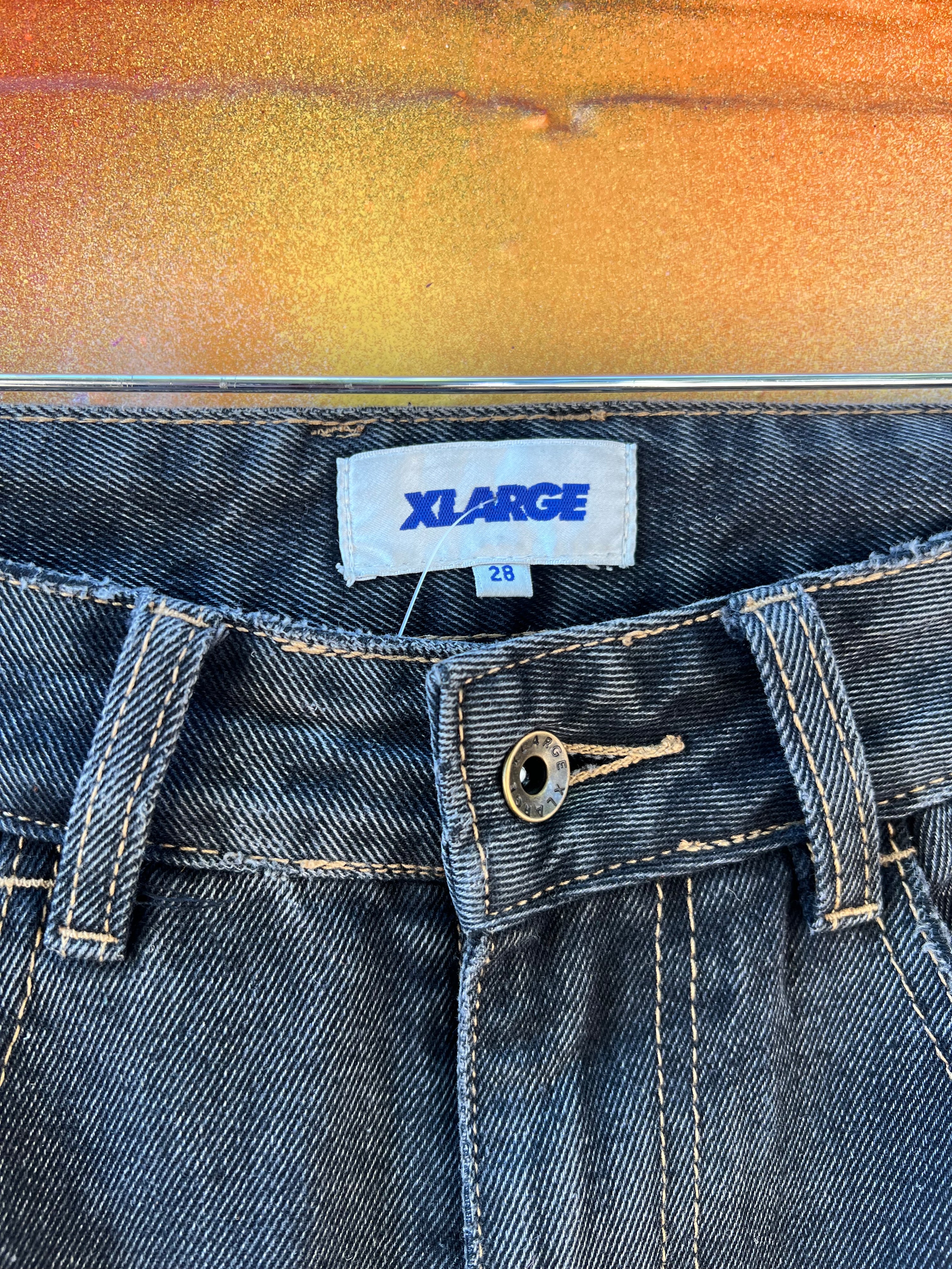[28] XLARGE Black Denim 91 Jeans