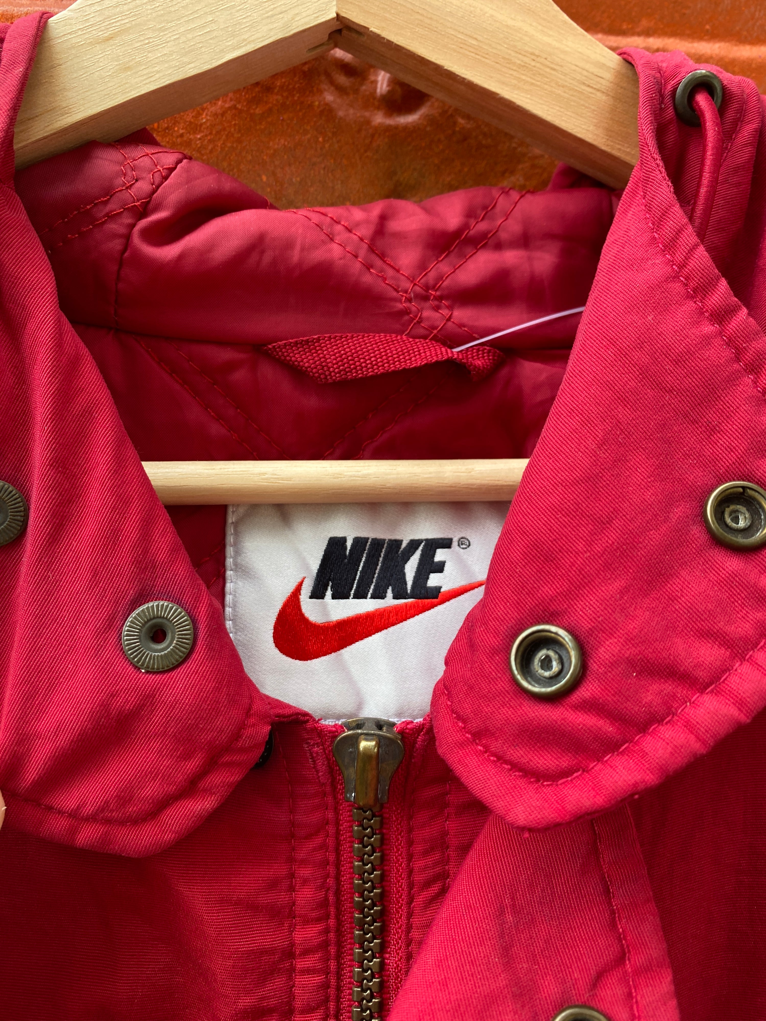 L - Bootleg Nike Pentathlon Oversize Red Jacket