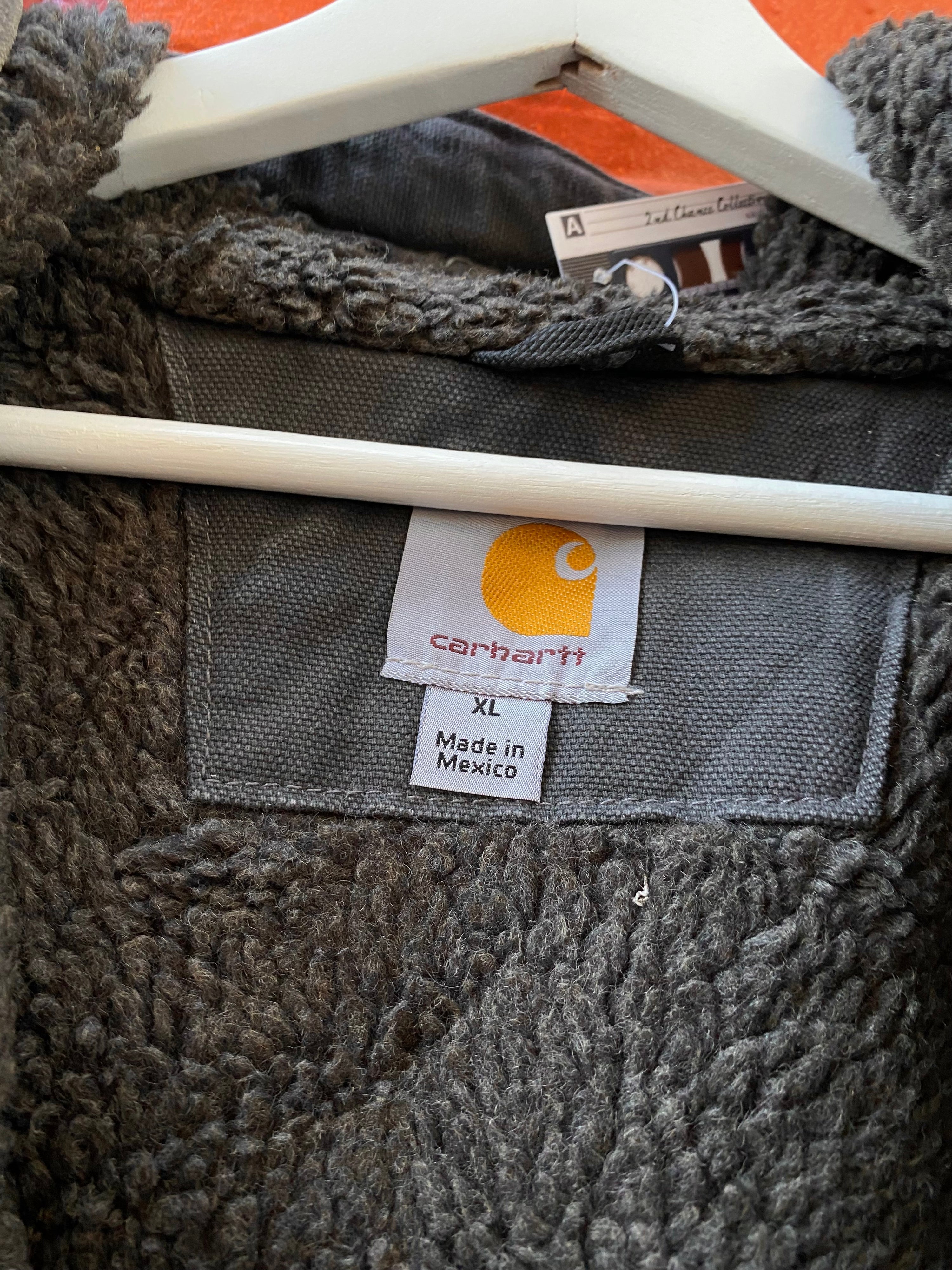 [XL] Carhartt Grey J284 Hooded Chore Jacket