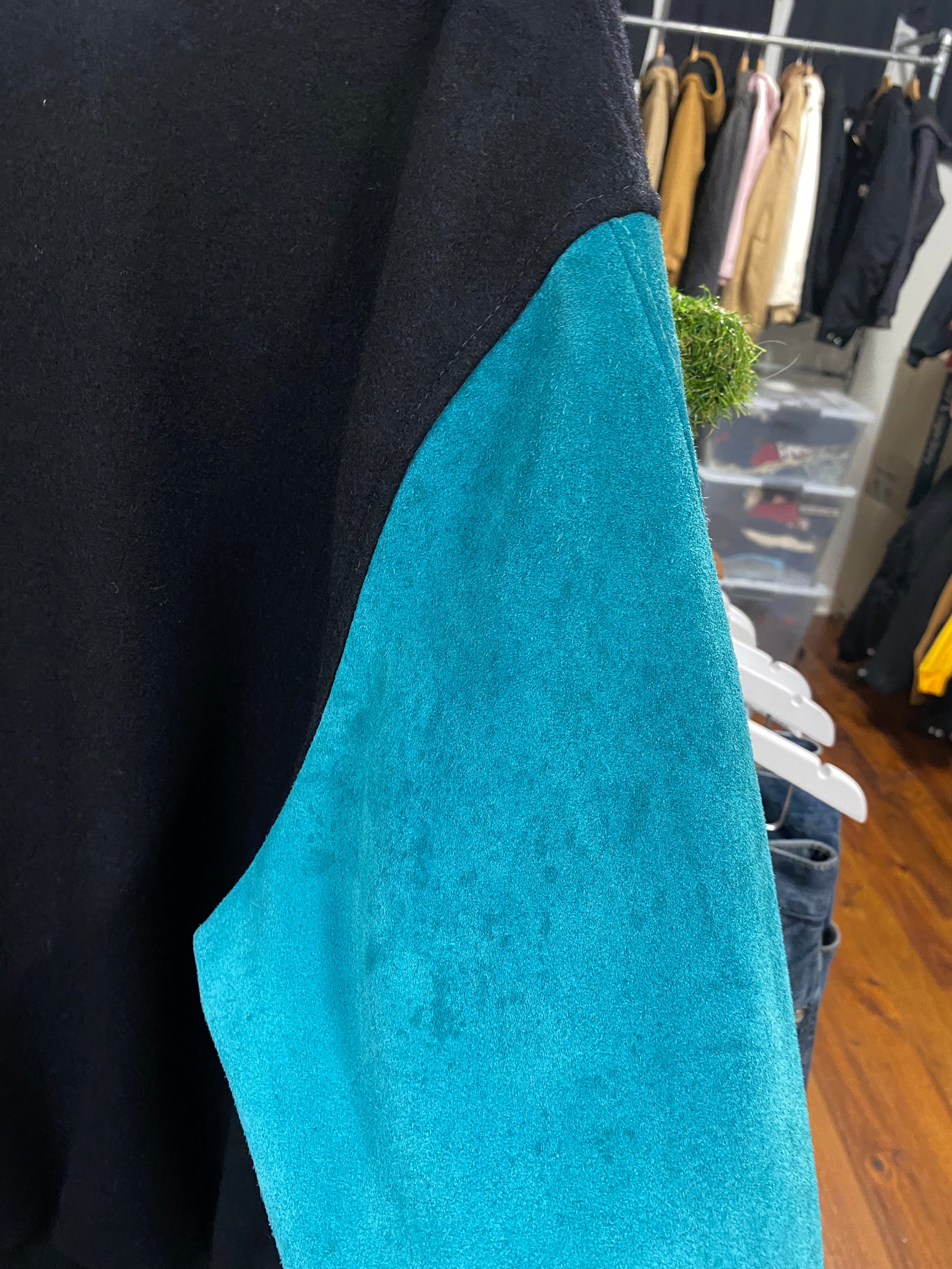 [L] 1990s Port Power Wool Bomber Jacket