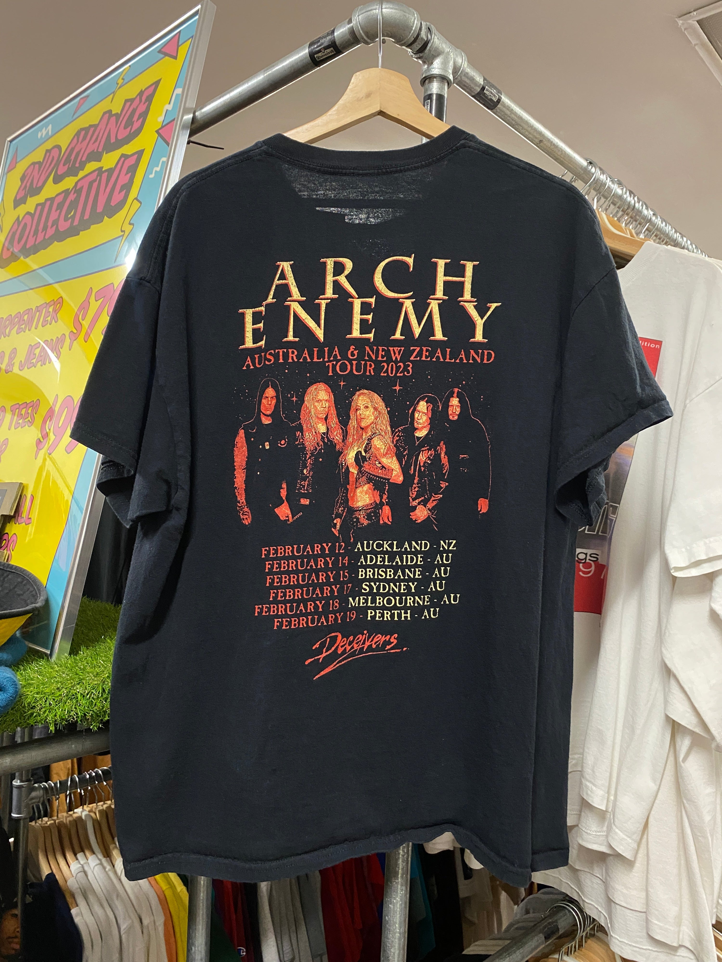 XL - 2023 Arch Enemy Australian Tour DS