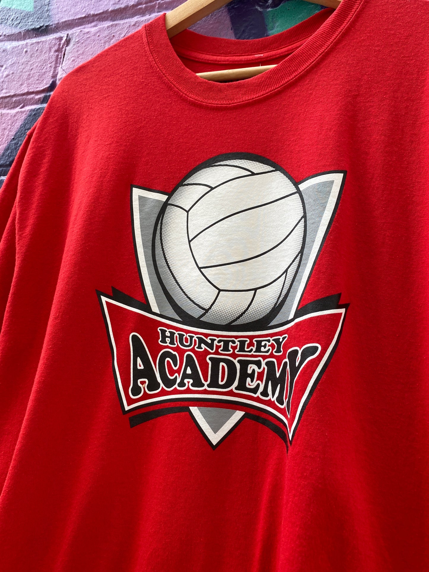 L - Red Huntley Academy Vollyball Tee