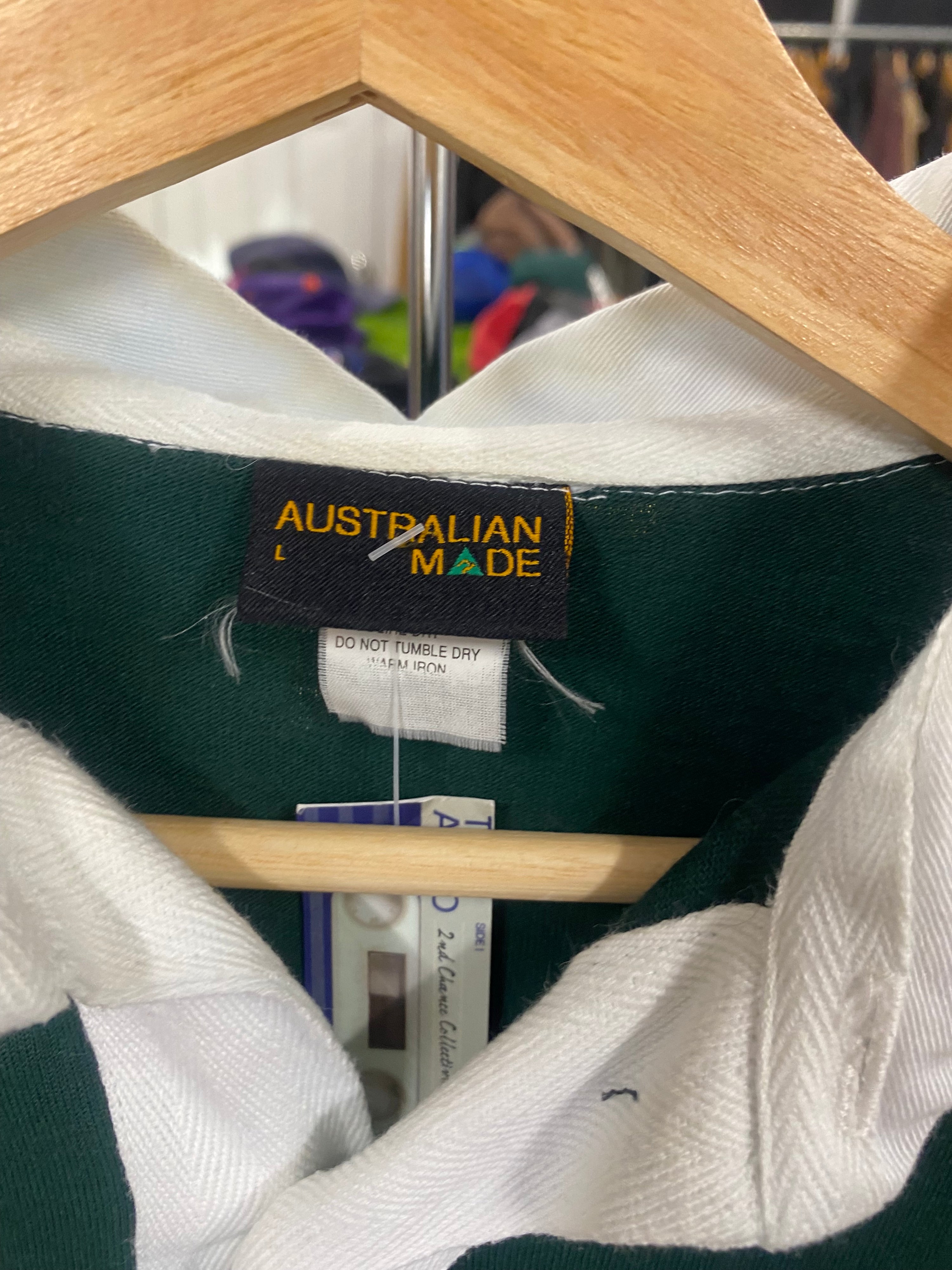 [L] 1990s Australian Rugby Long Sleeve Jersey