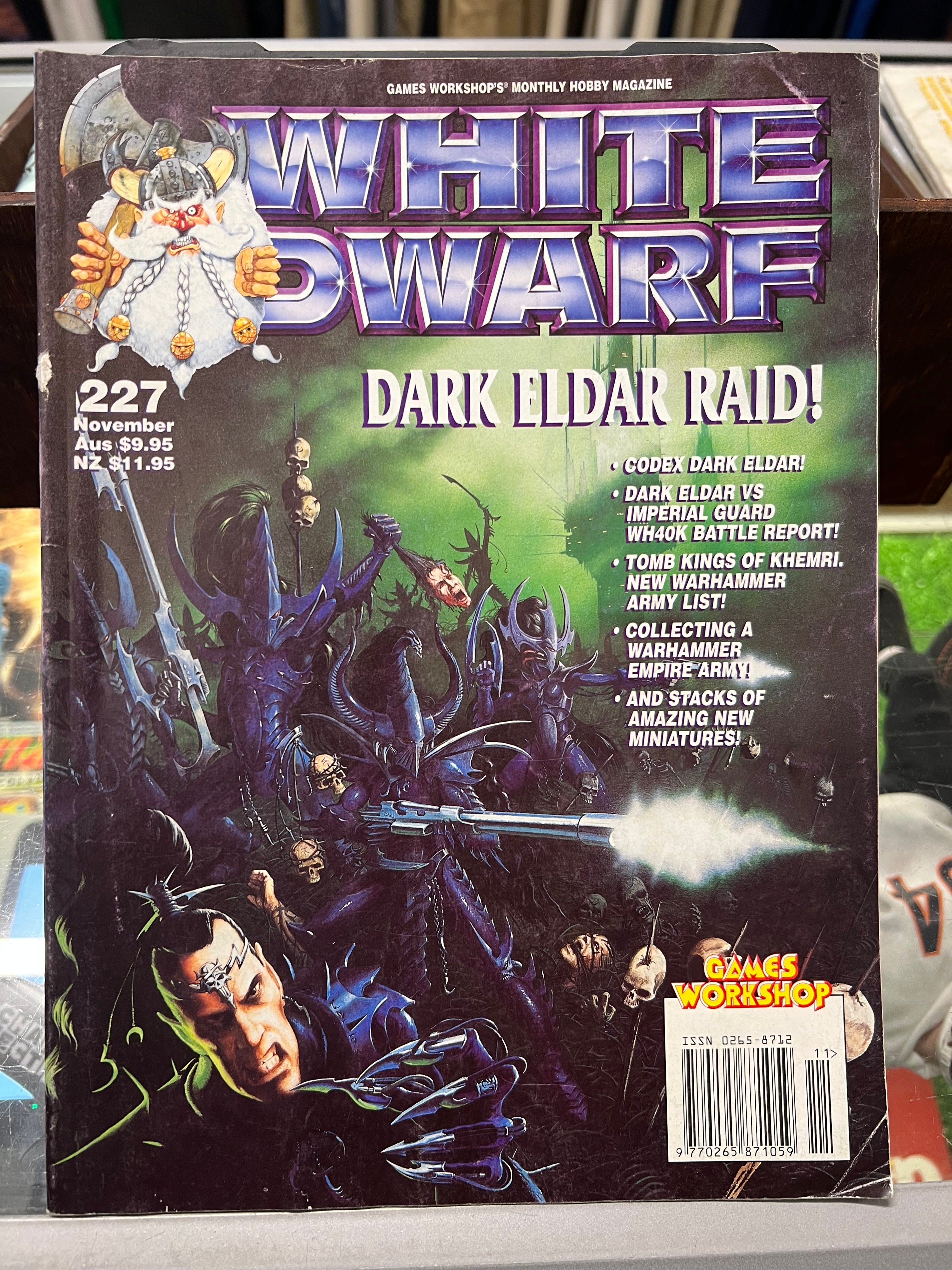 VINTAGE WHITE DWARF WARHAMMER MAGAZINES