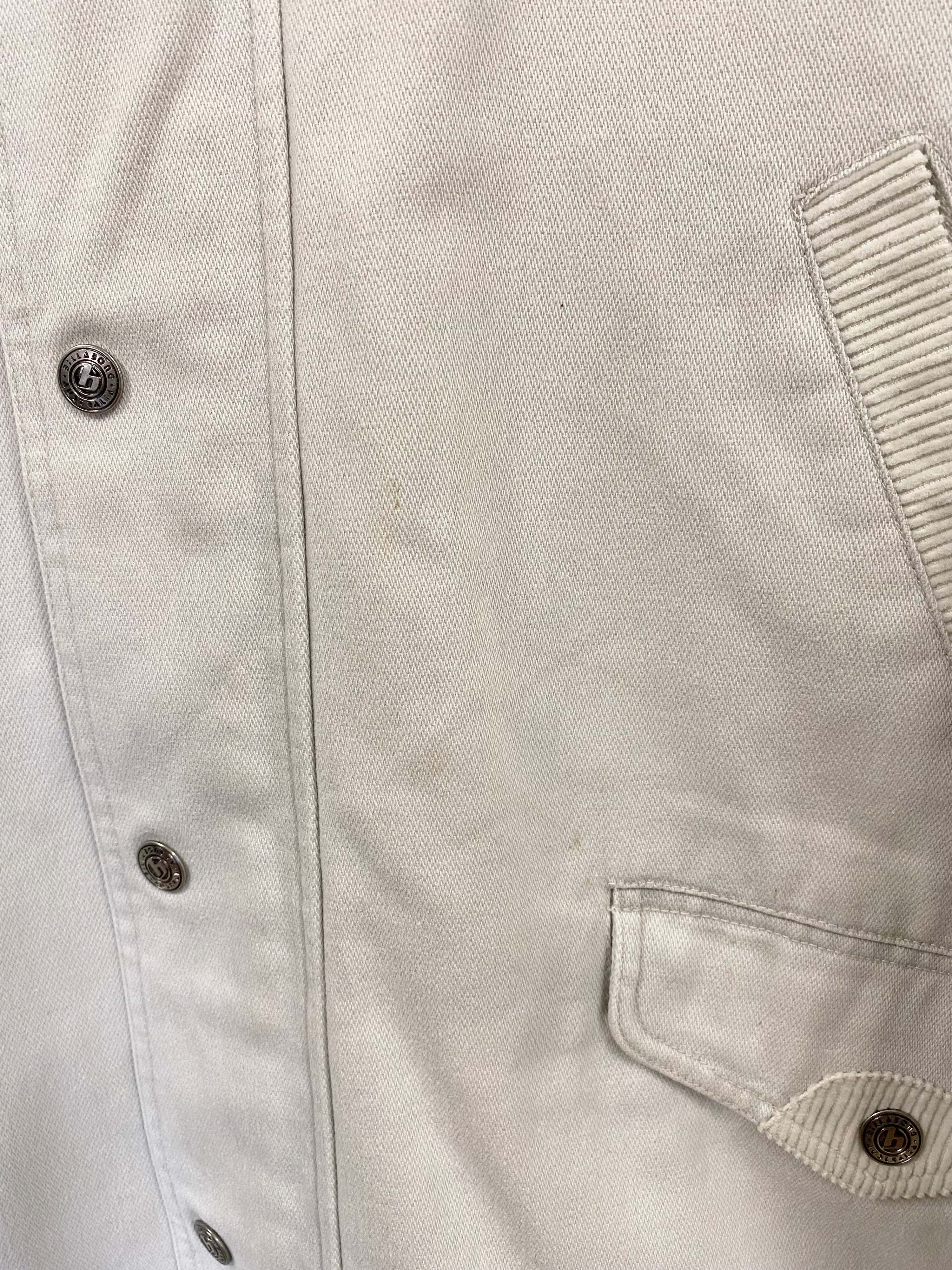[L] Billabong Heavy Fleece Lined White Coat