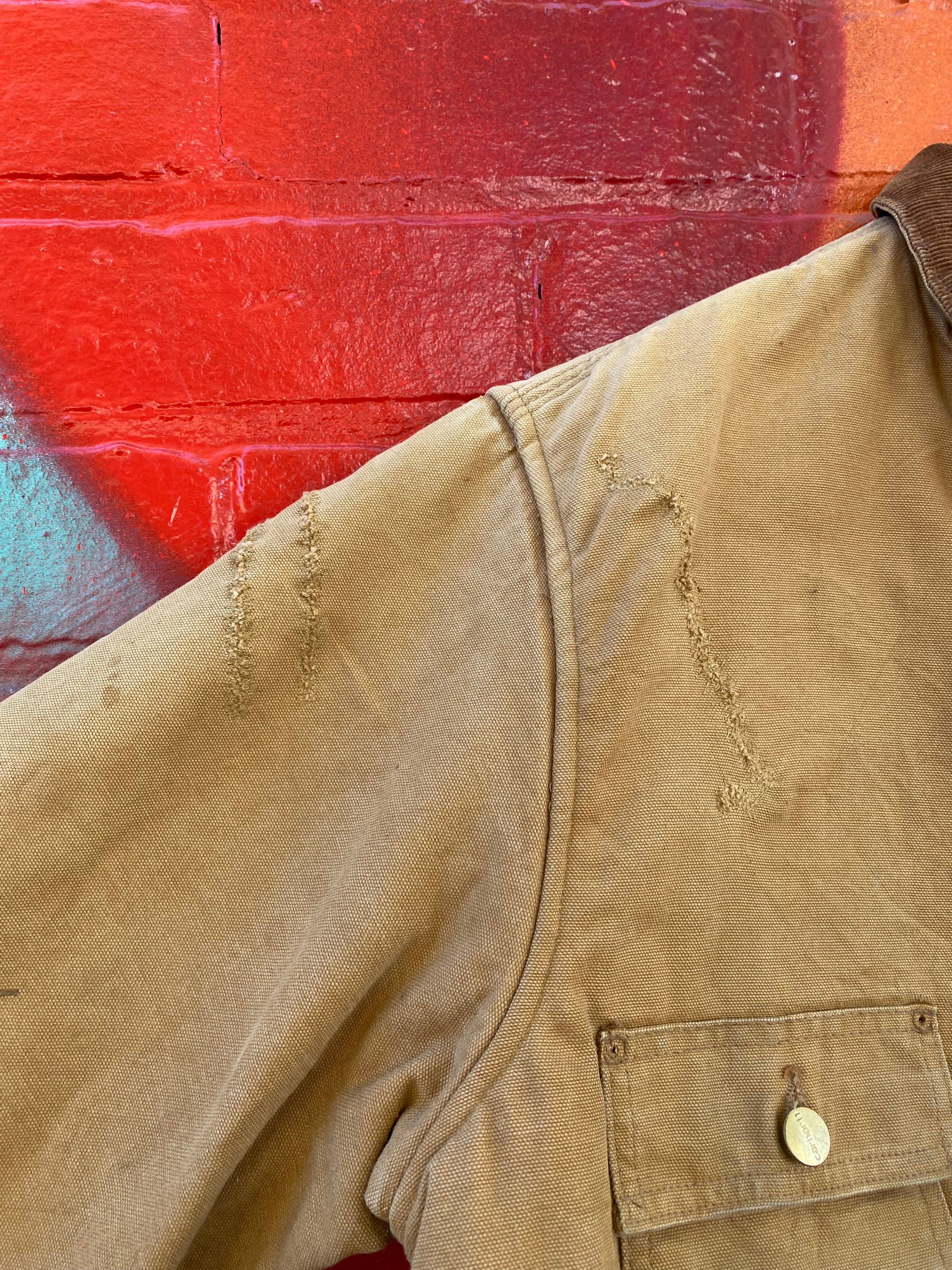 [XL] Vintage Carhartt Shell Phenol 3 Project Brown Chore Jacket