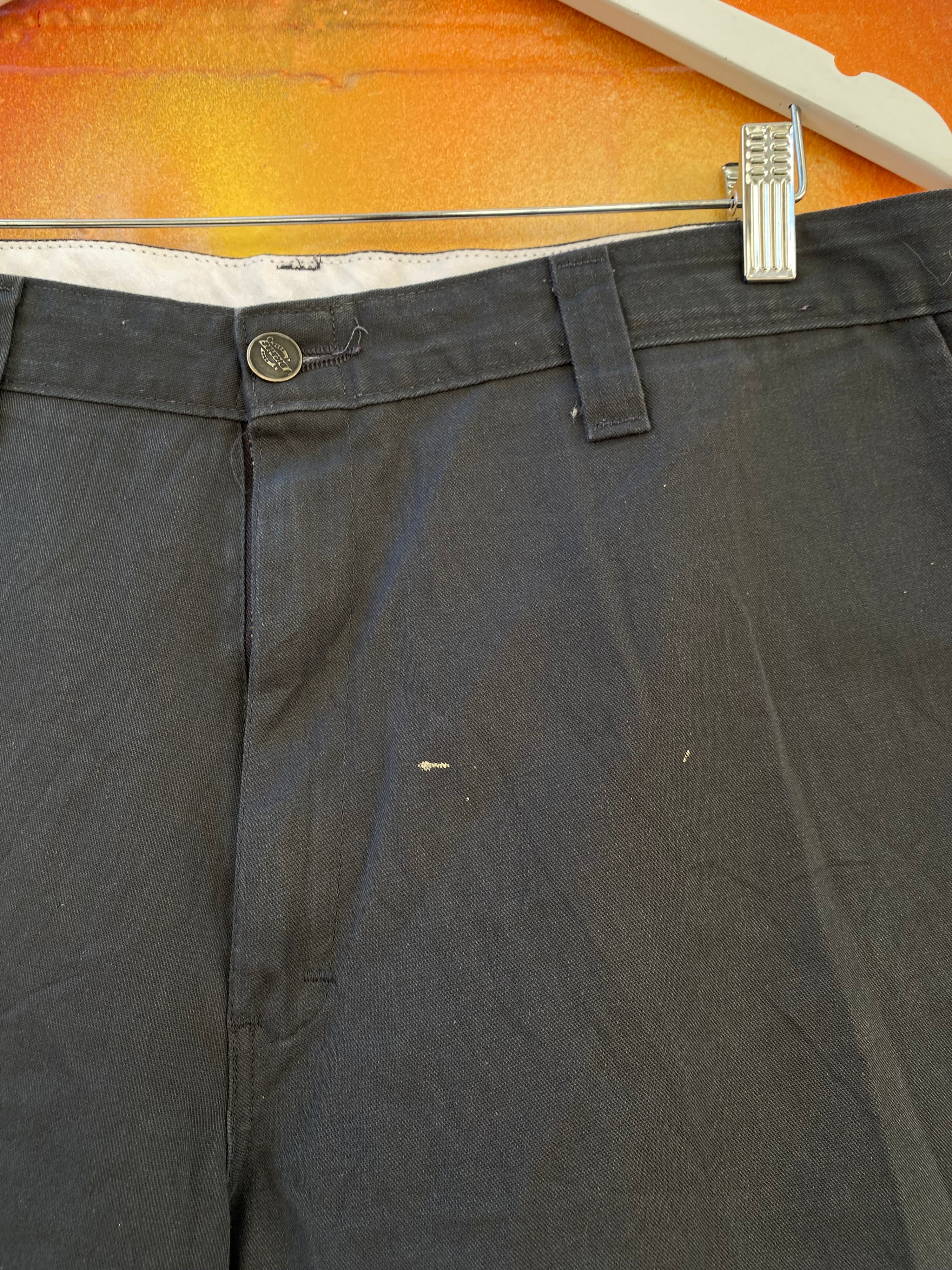 [36] Dickies Grey Work Pants Paint Marks D115