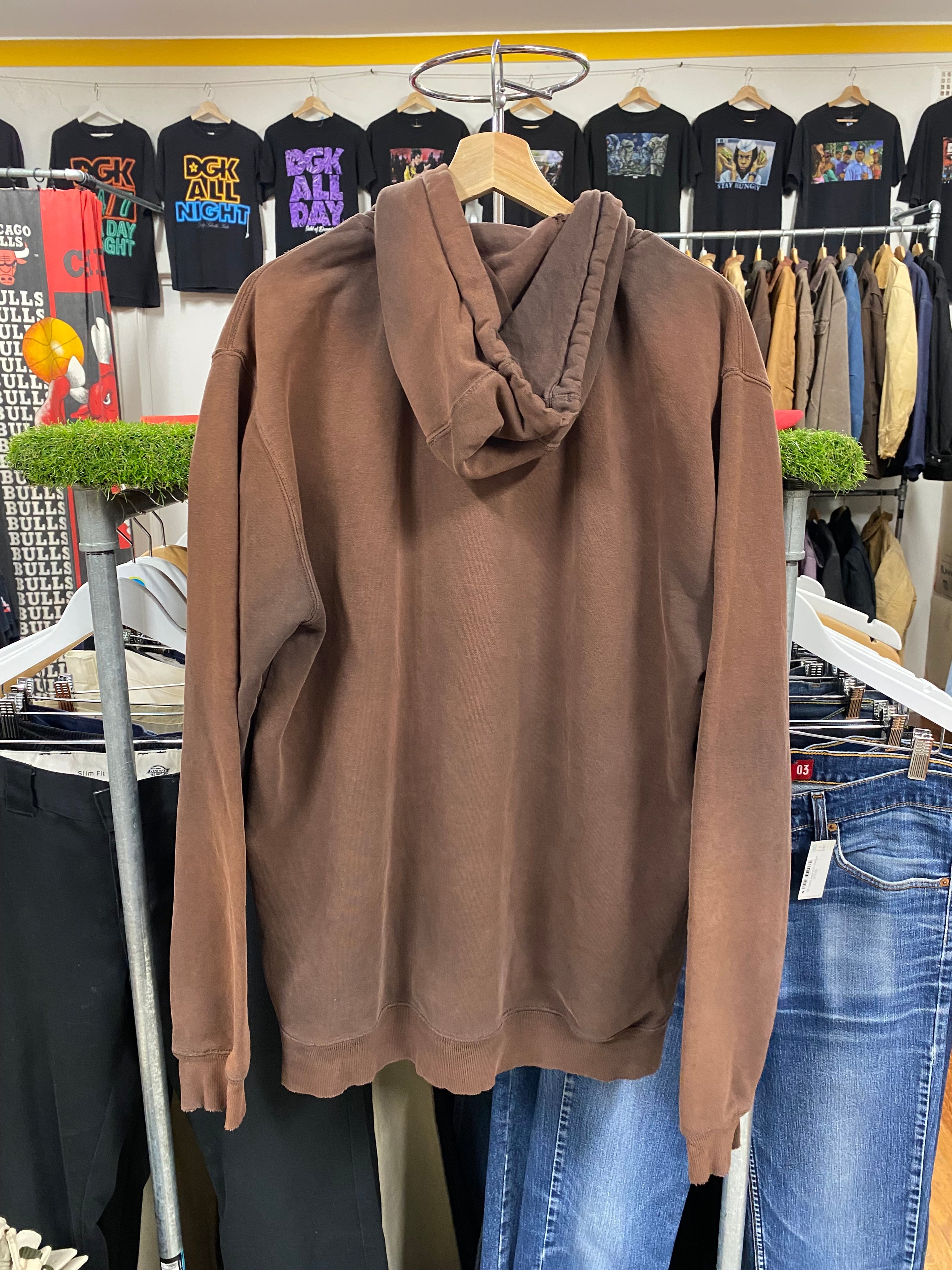 [L] Carhartt Faded Brown Tall Hoodie