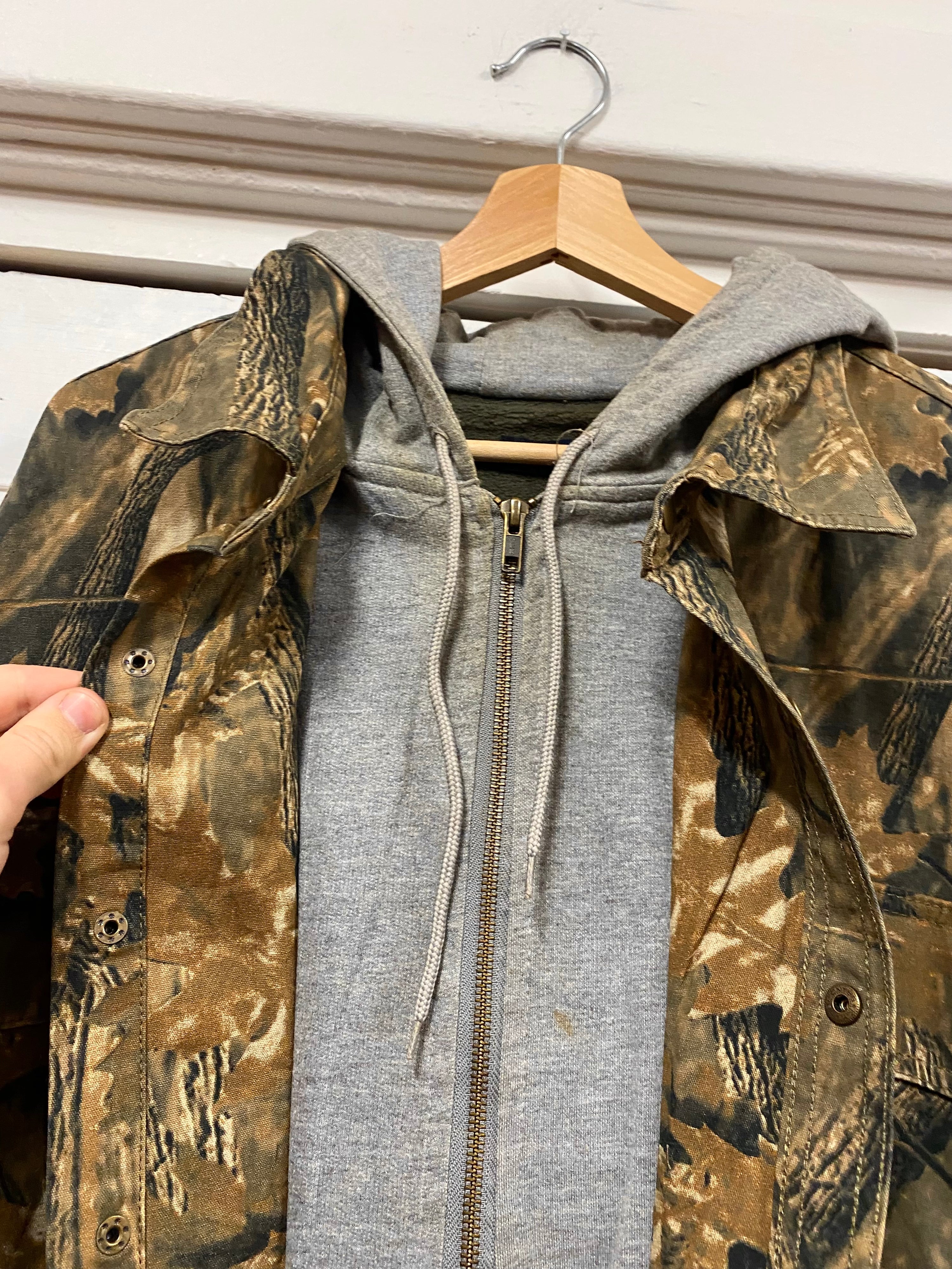 [3XL] Faded Glory Camo Button Up Jacket