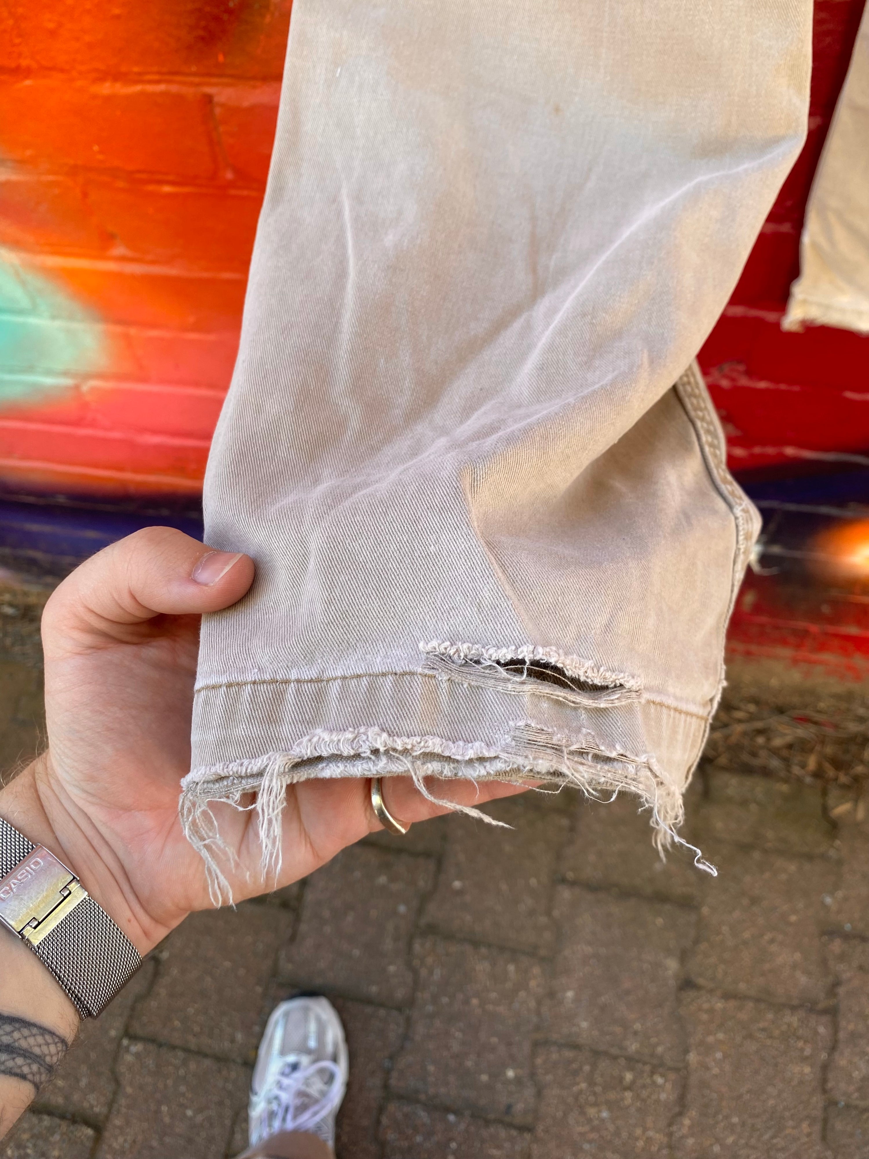 [38] Carhartt Tan B324 DKH Carpenter Pants