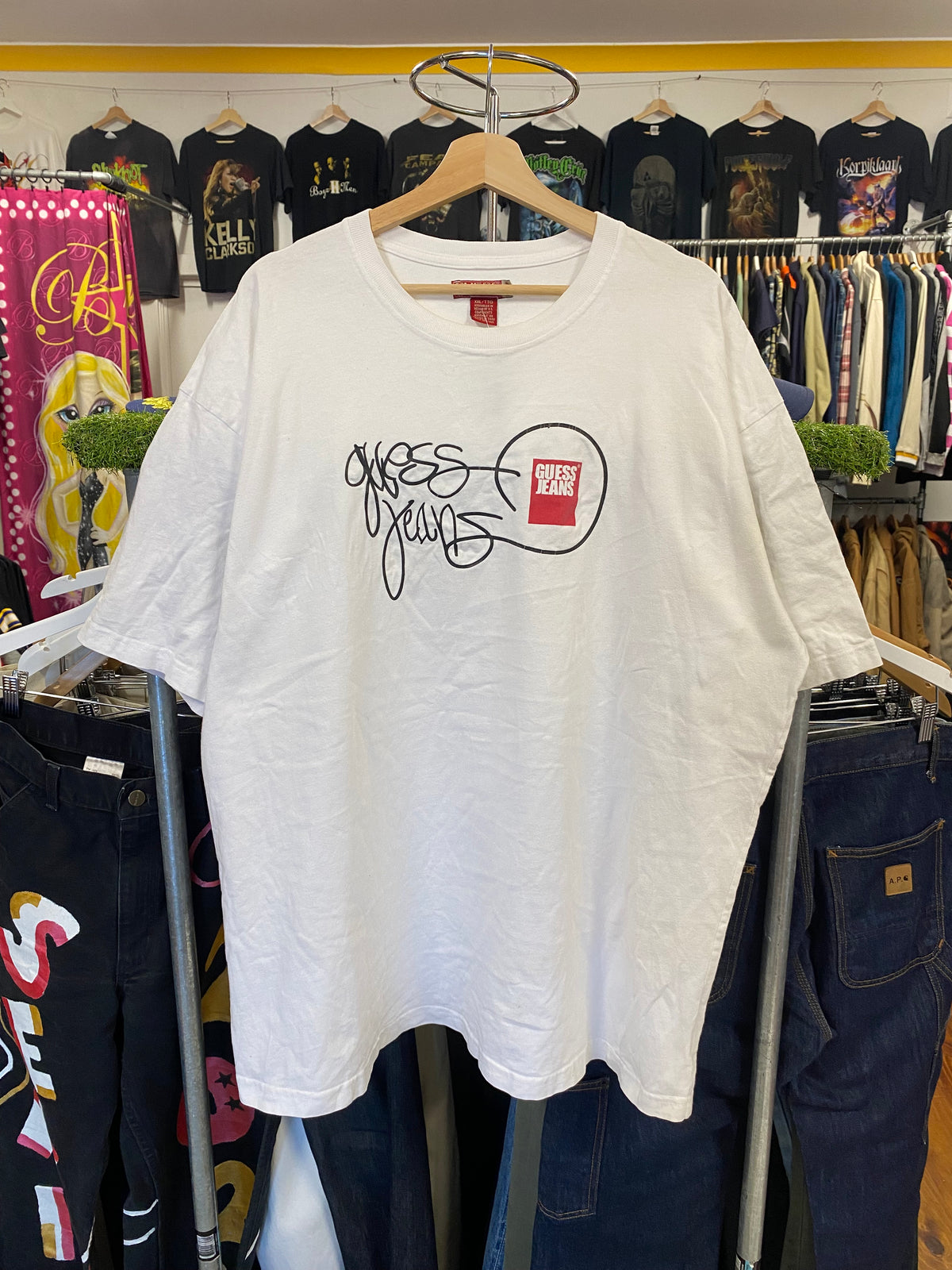 [2XL] Guess Jeans White Tshirt