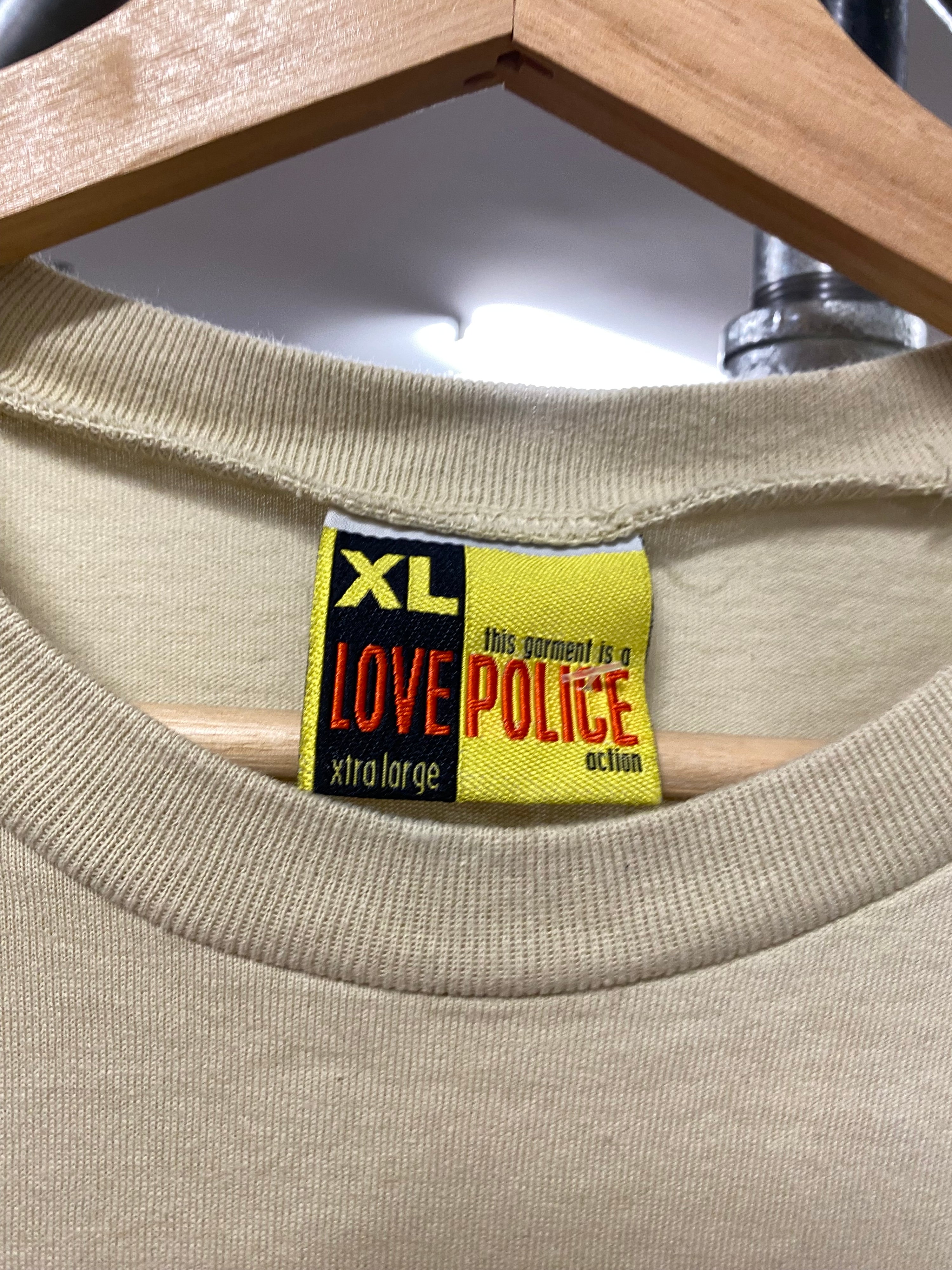 [XL] Powderfinger All Over Print Beige Tee