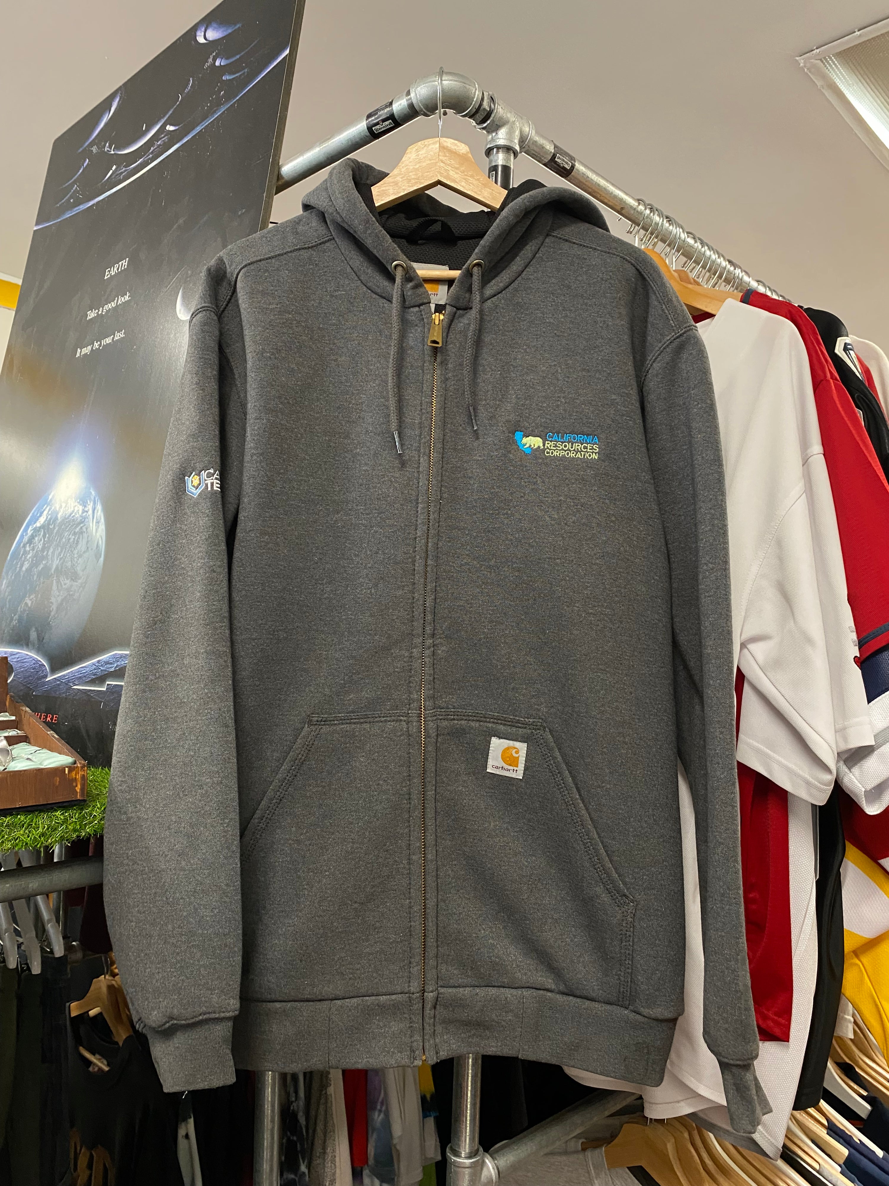 [M] Carhartt 'California Resources Corp' Zip Up Hoodie