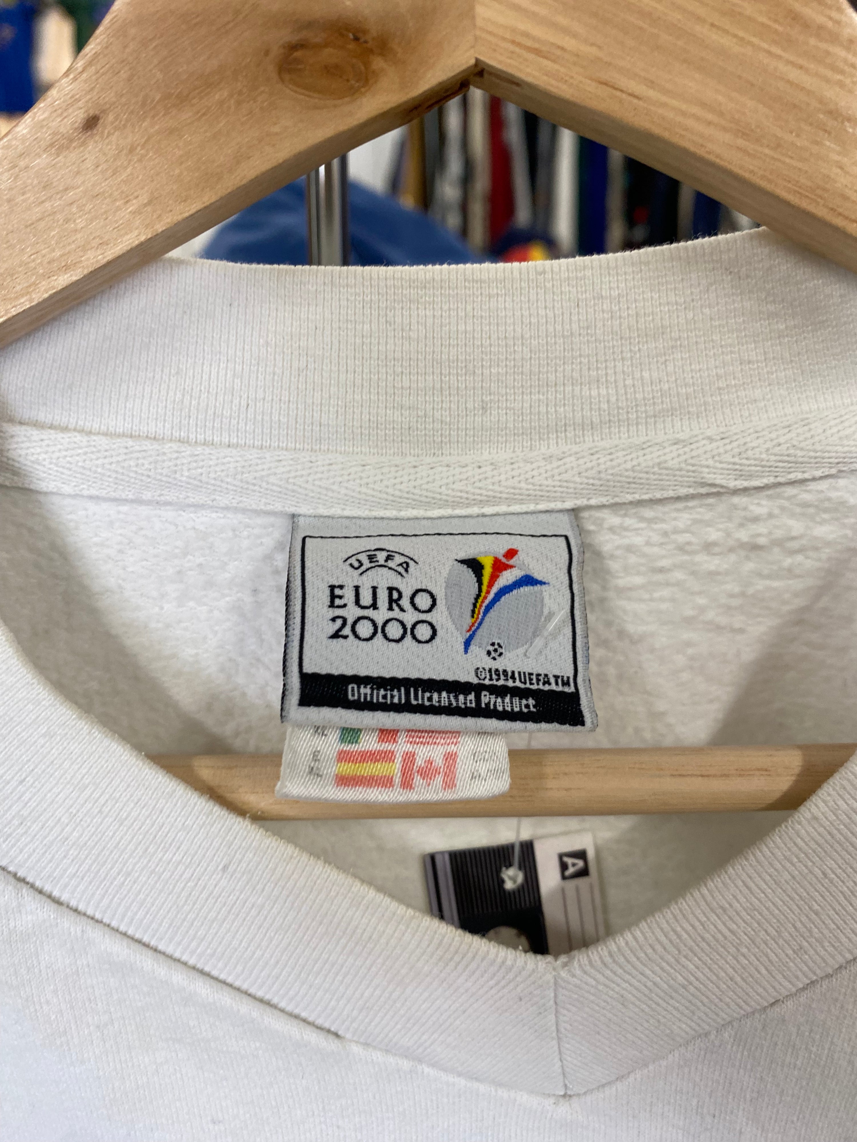 [XL] Adidas UEFA EURO 2000 White Jumper