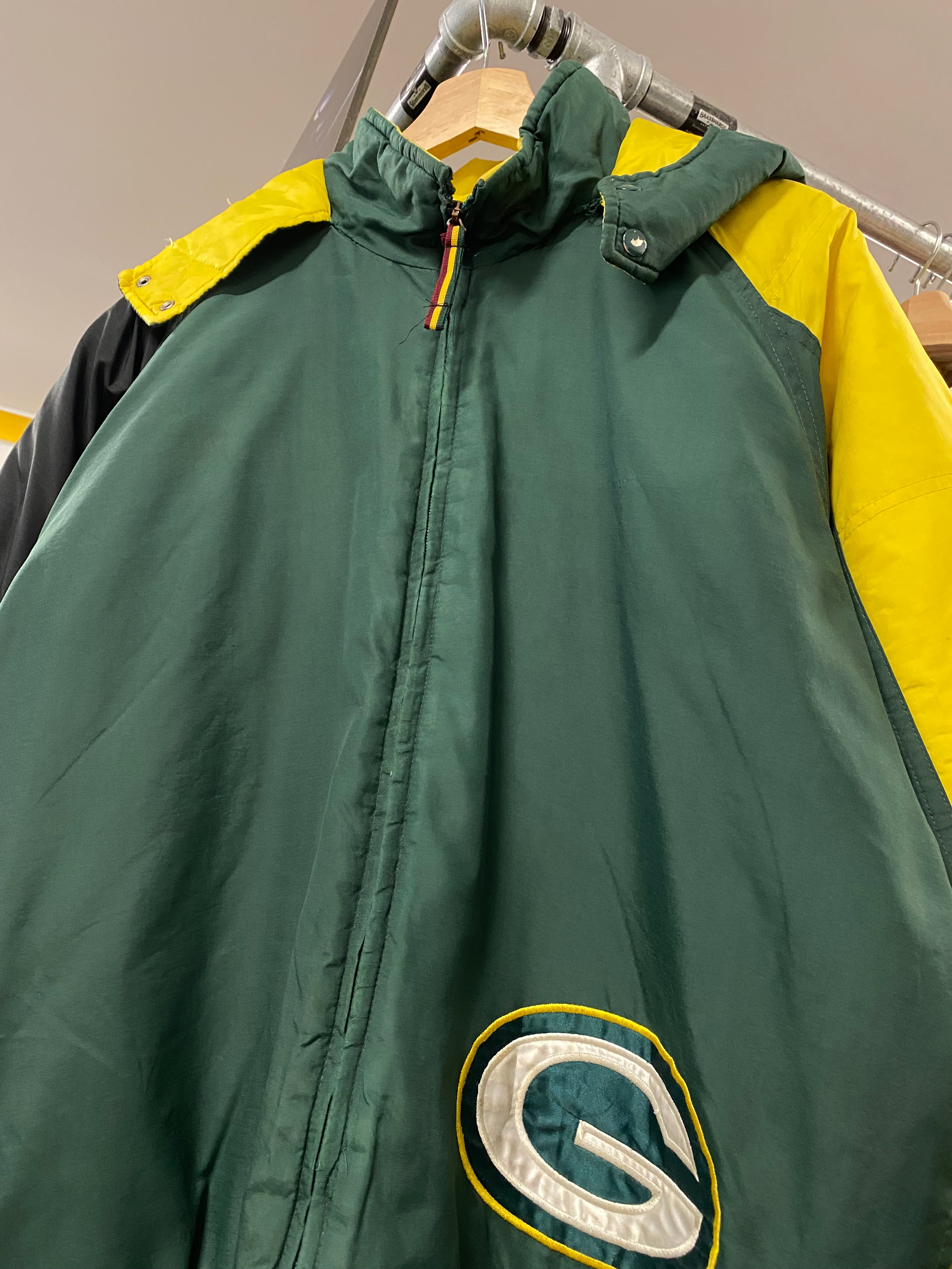 [XL] Vintage Green Bay Pro Line Jacket