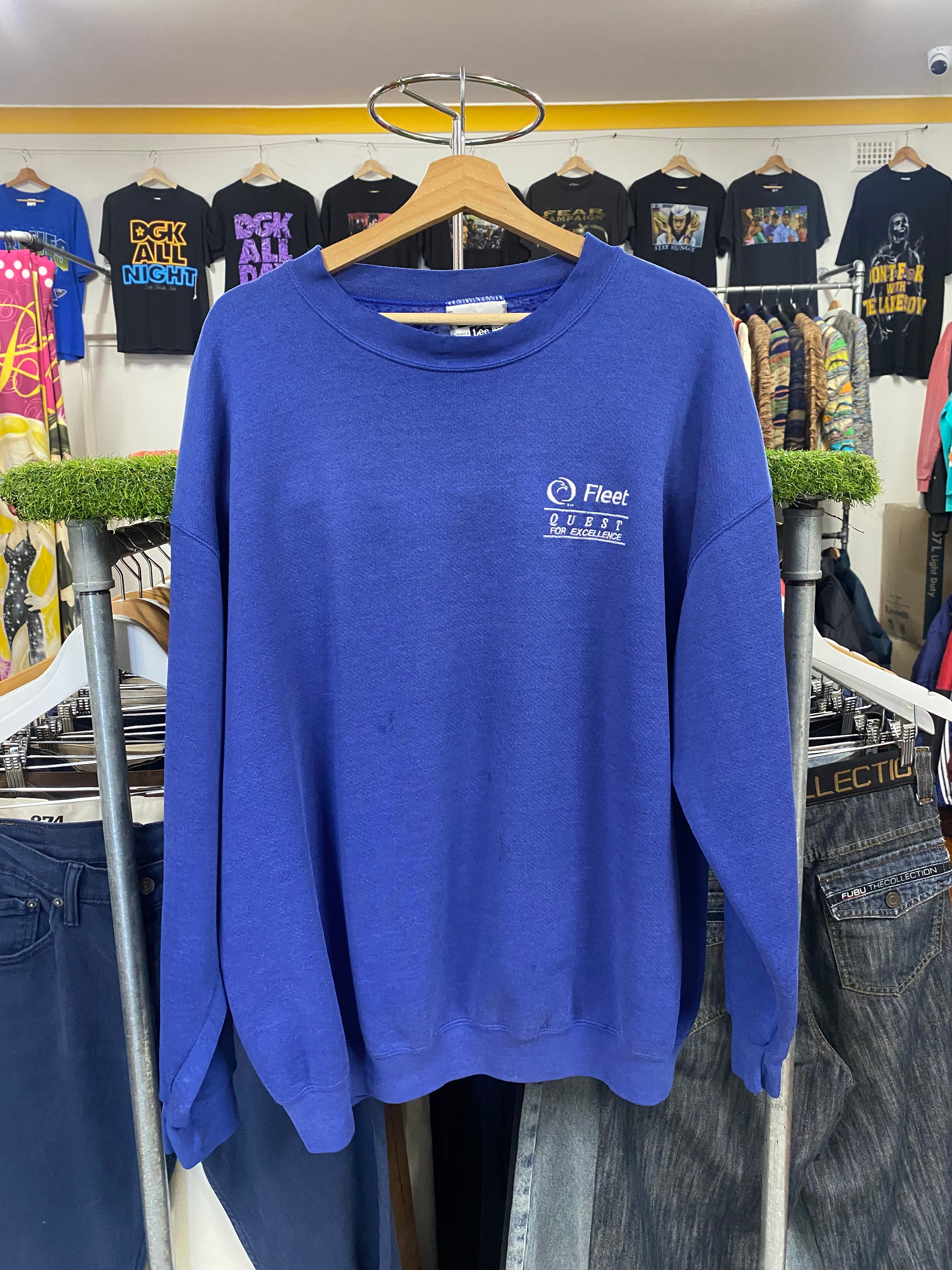 [XL] Vintage O Fleet Blue Jumper