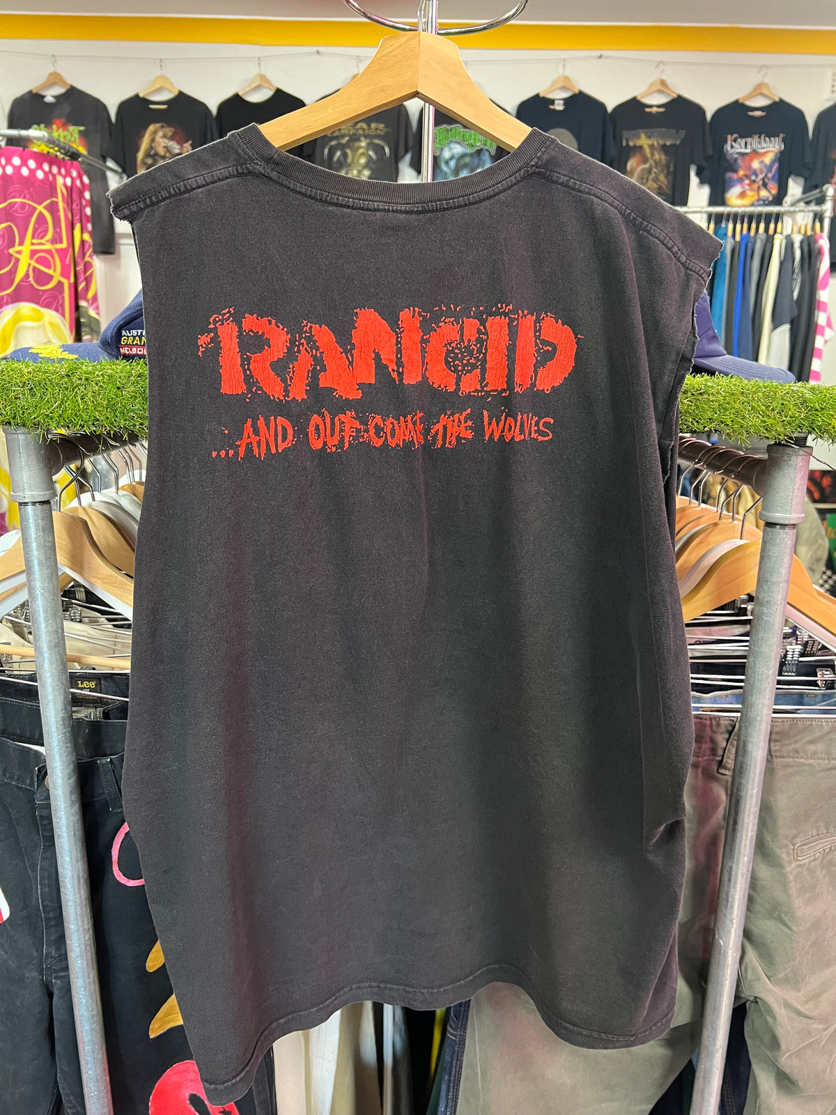 [XL] Rancid: And Out Of The Wolves Double Sided Sliced Tshirt