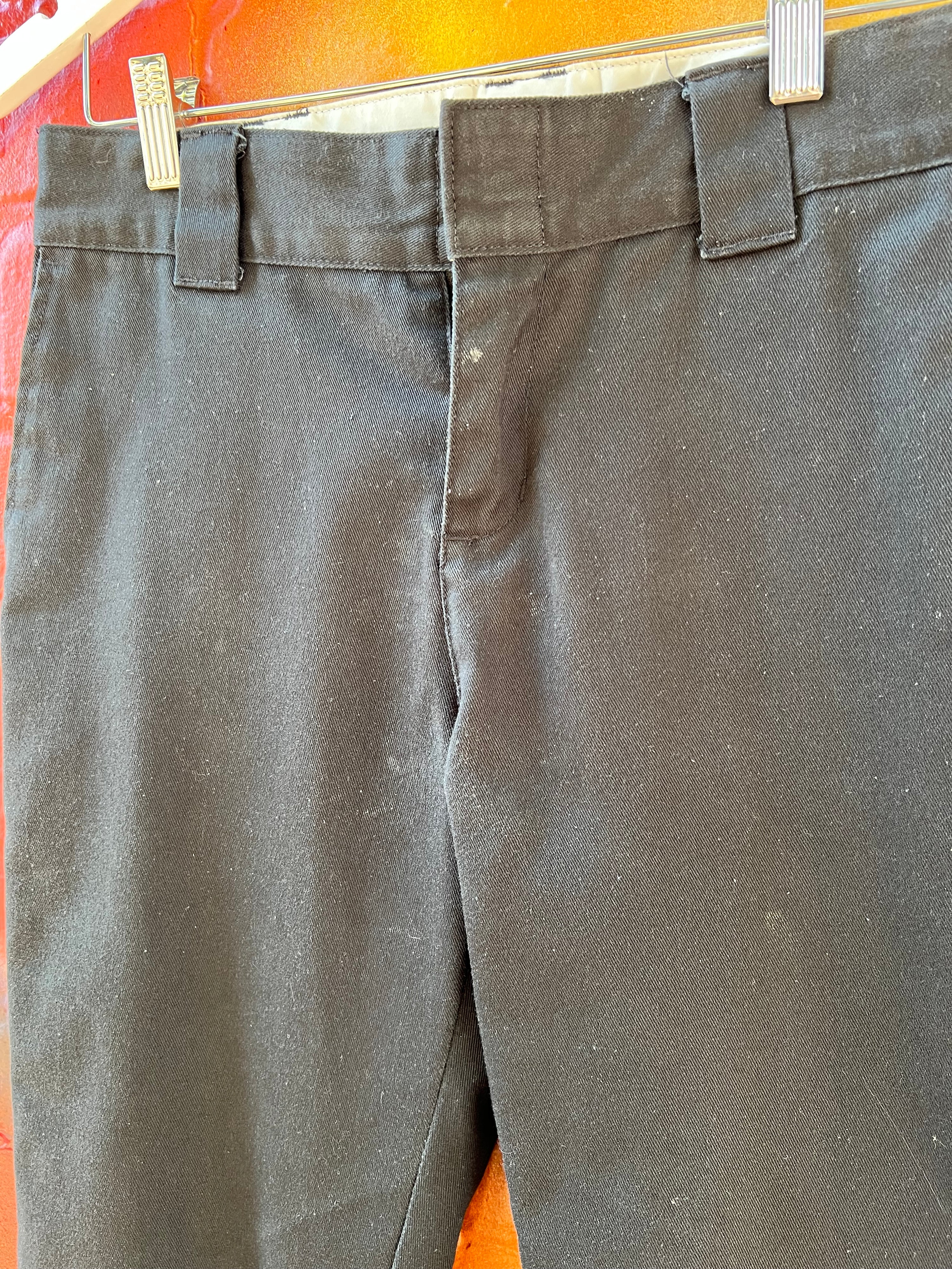 [28] Dickies Black Slim Fit Pants 28 x 32