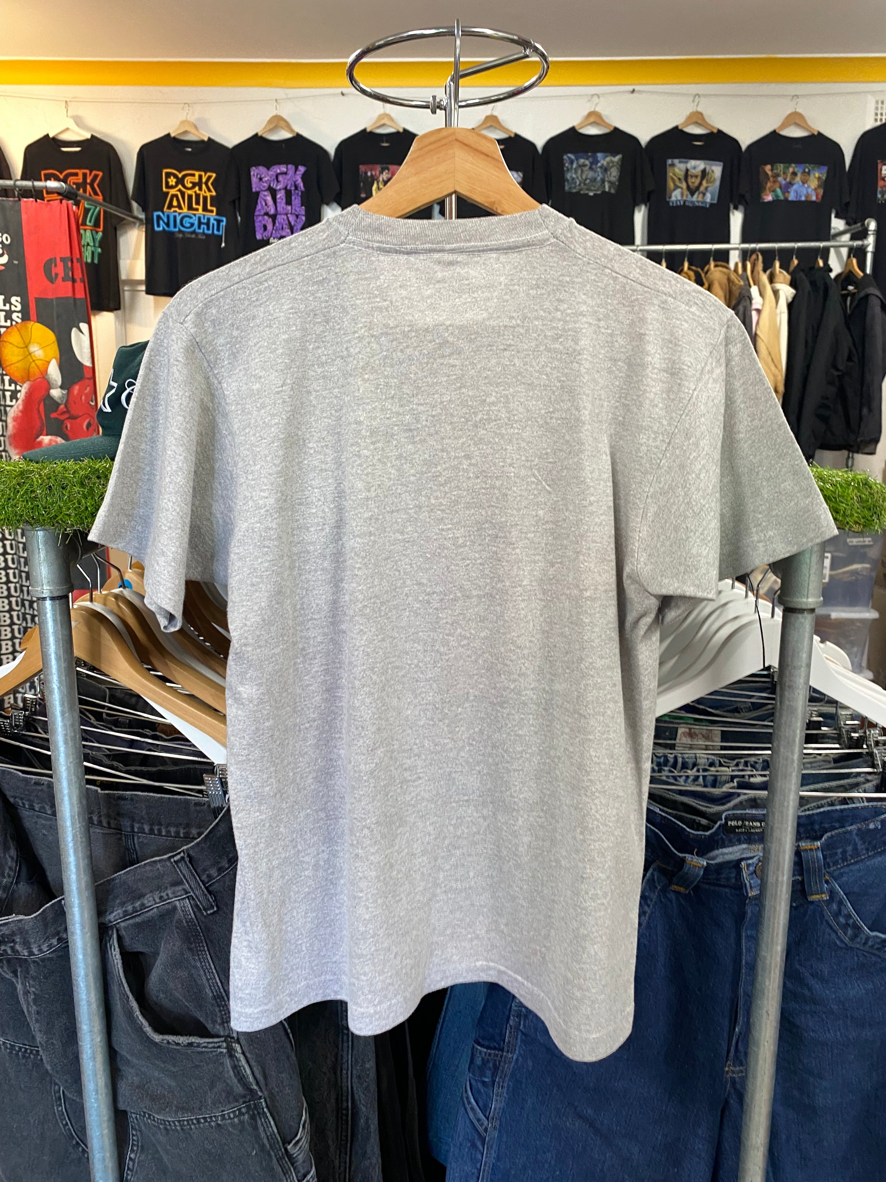 [M] 1980s Patrick Ewing New York Knicks Caricature Tshirt