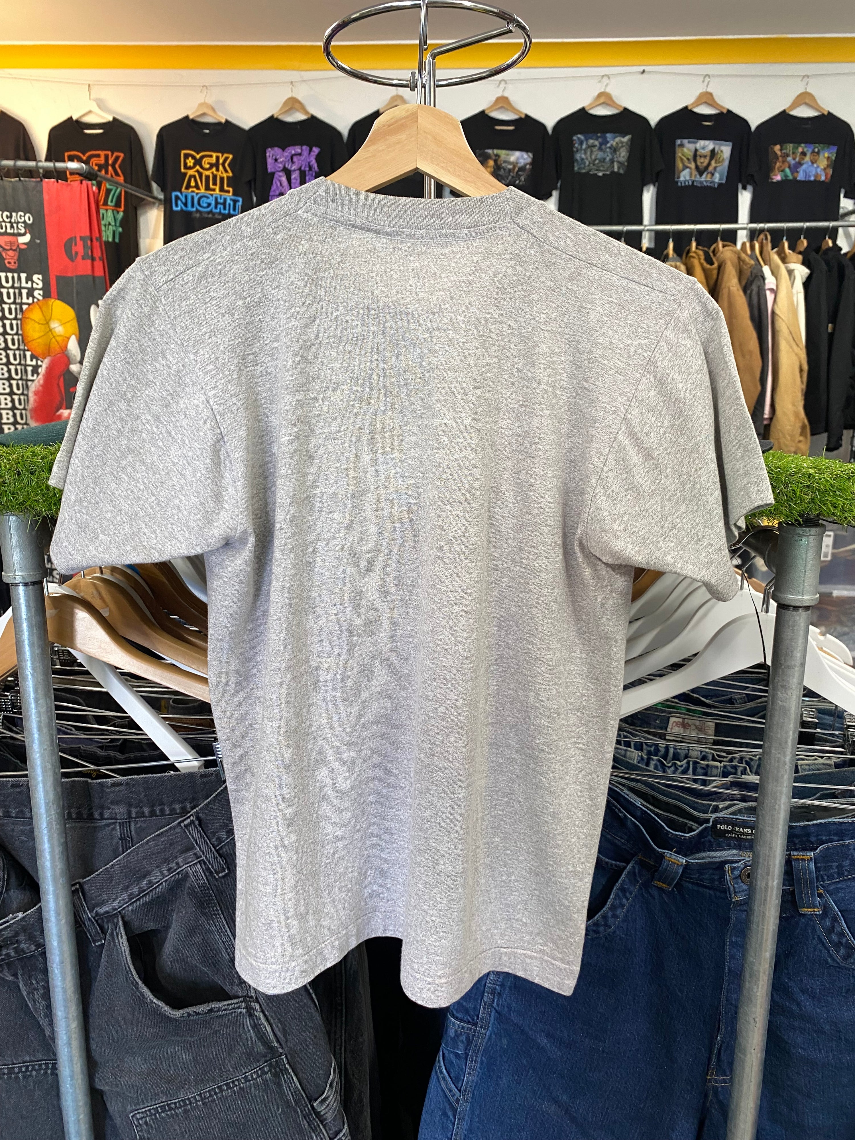 [S] 1980s Kareem Abdul Jabbar LA Lakers Caricature Tshirt