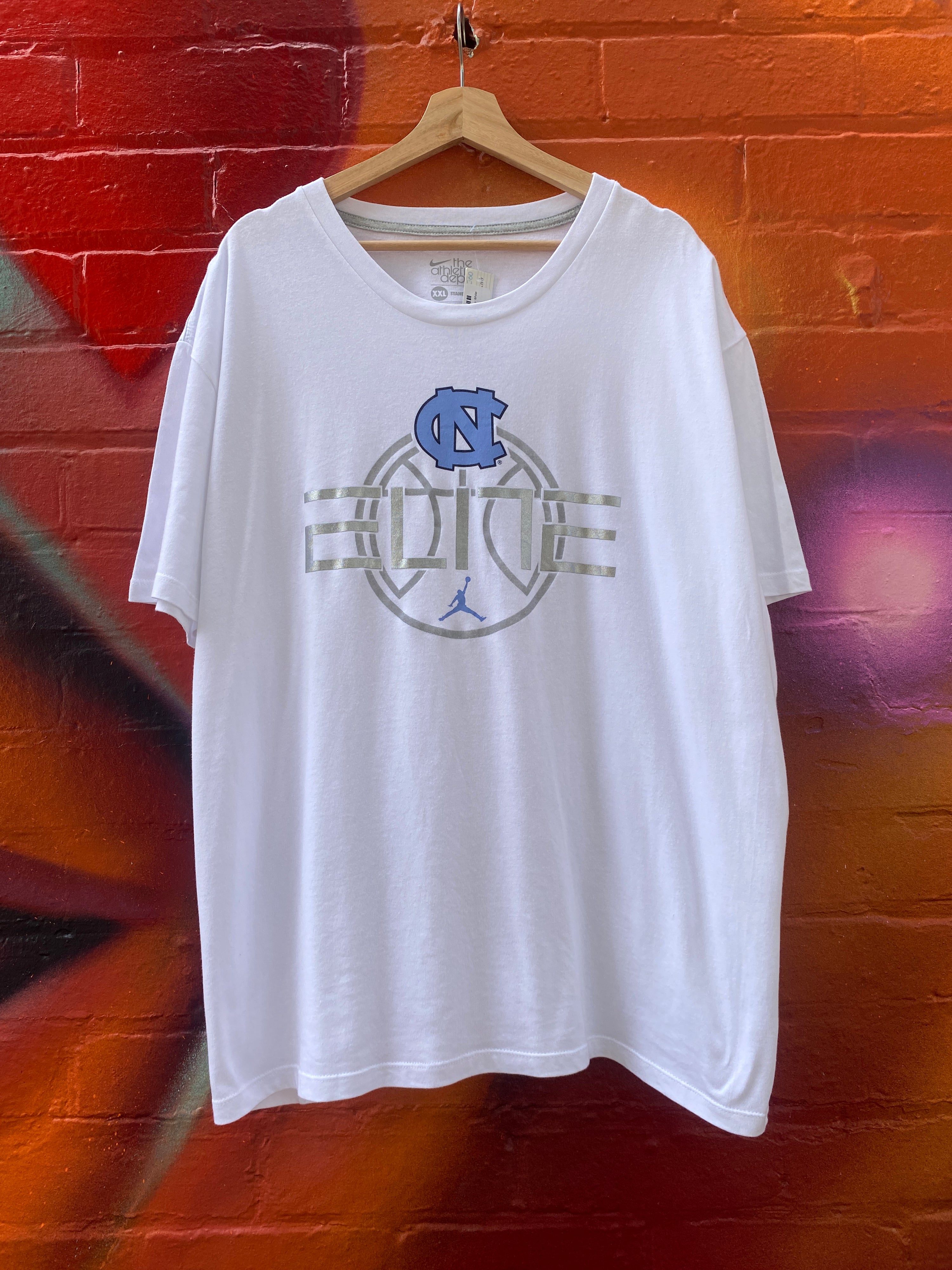 2XL - North Carolina Elite White Nike Tee