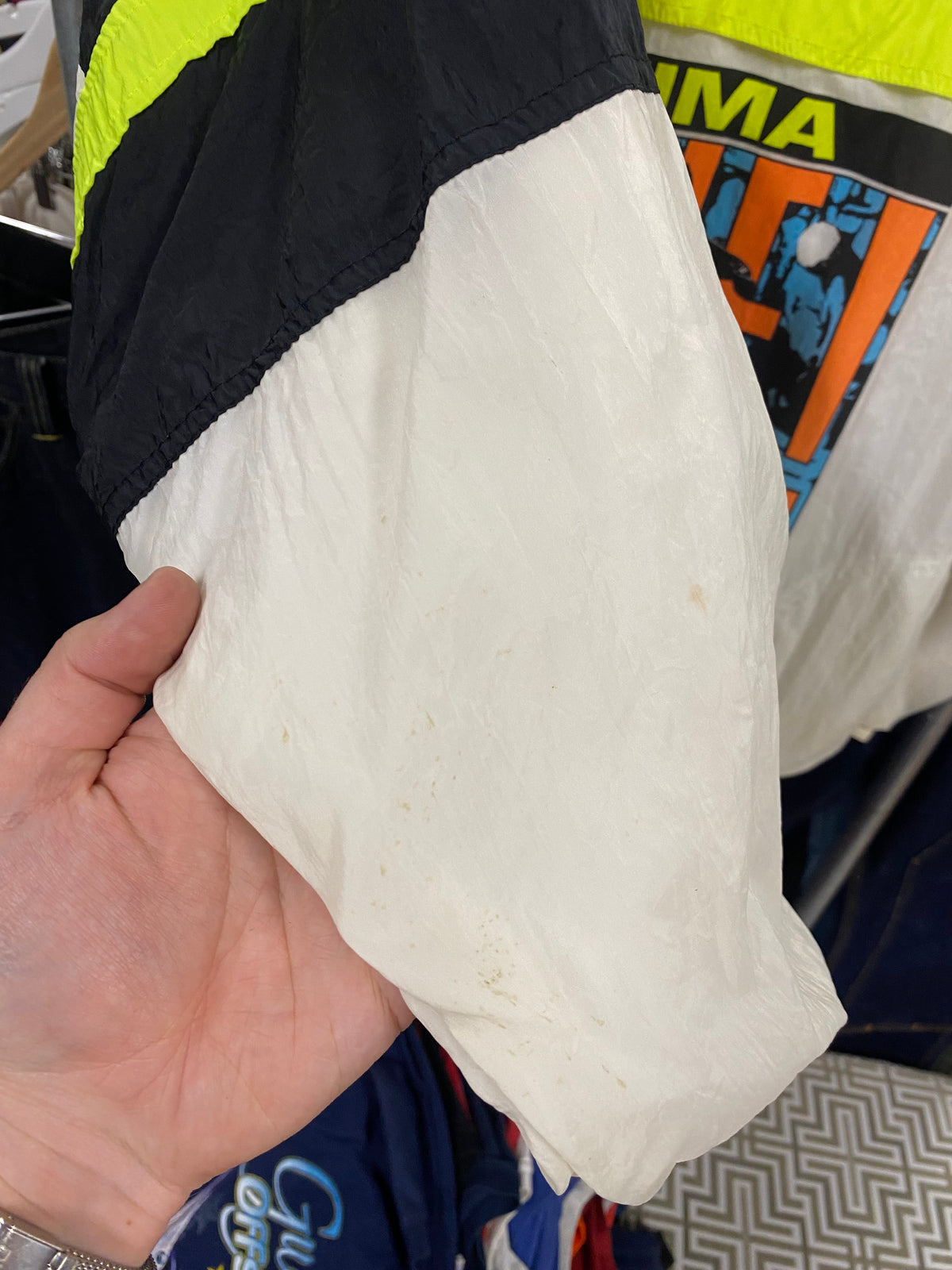 [M] Vintage Puma Live Full Speed Sportswear Windbreaker