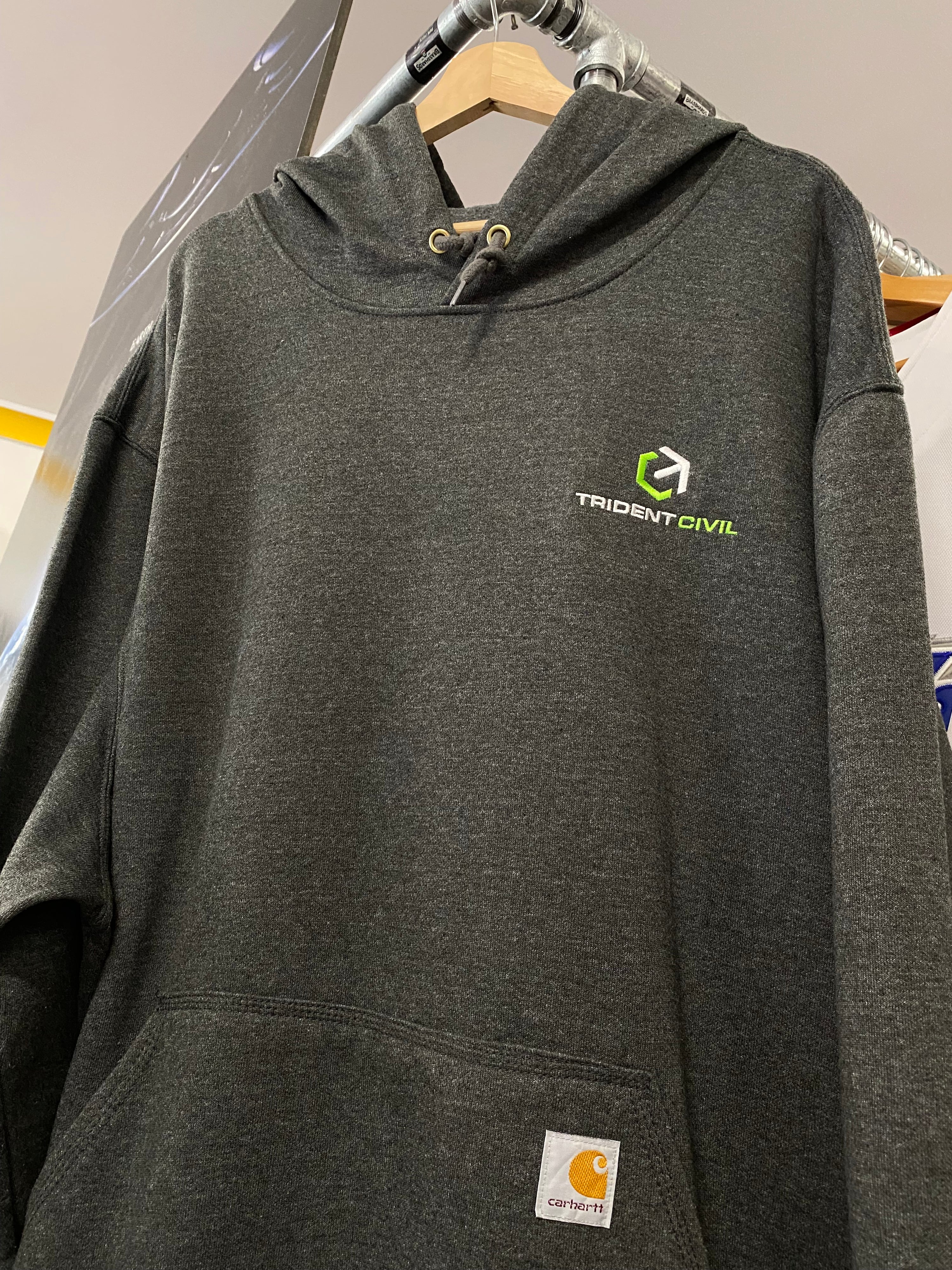 [4XL] Carhartt 'Trident Civil' Grey Hoodie