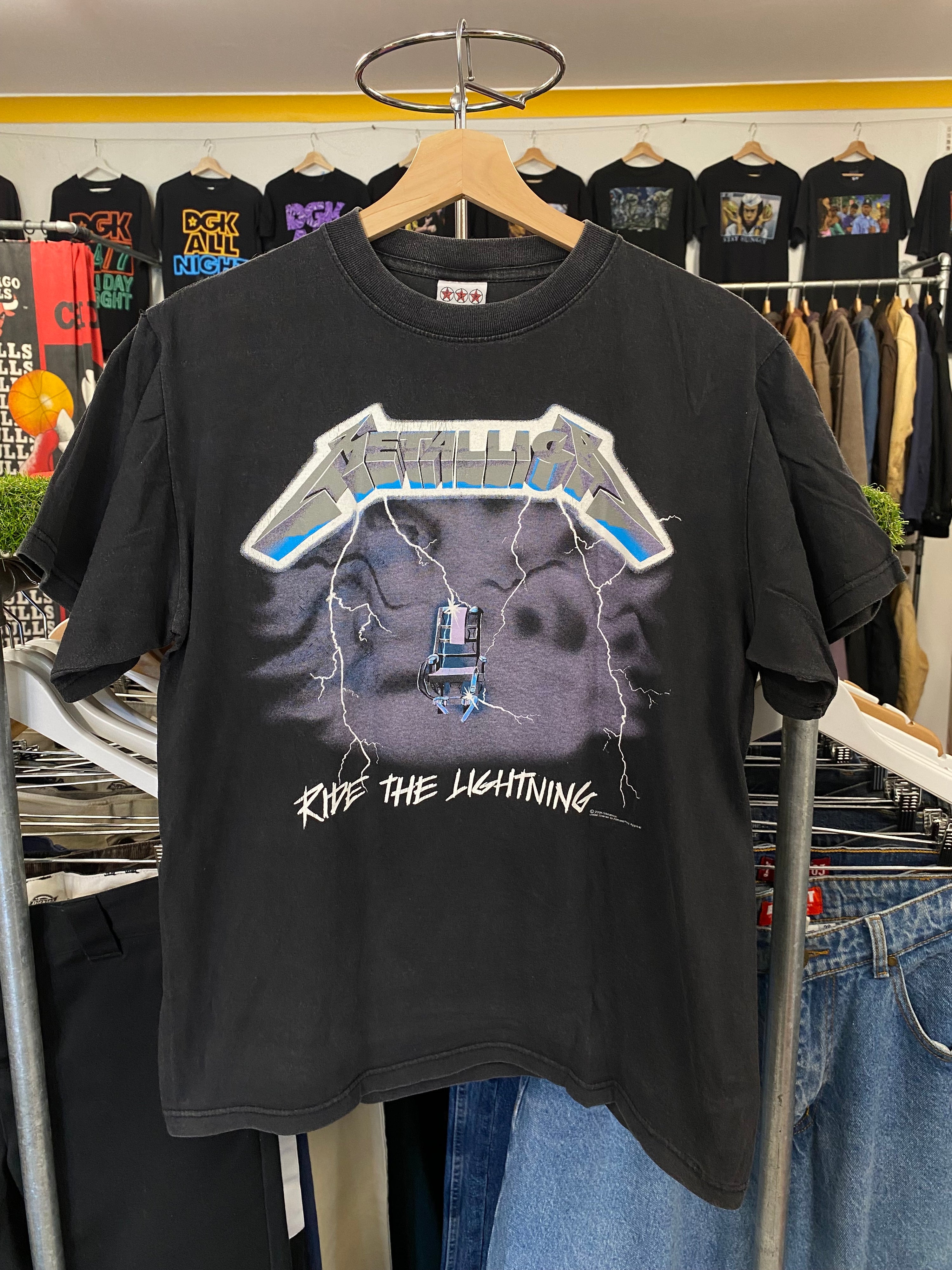 [M] 2006 Metallica Ride Thie Lightning Double Sided Tshirt