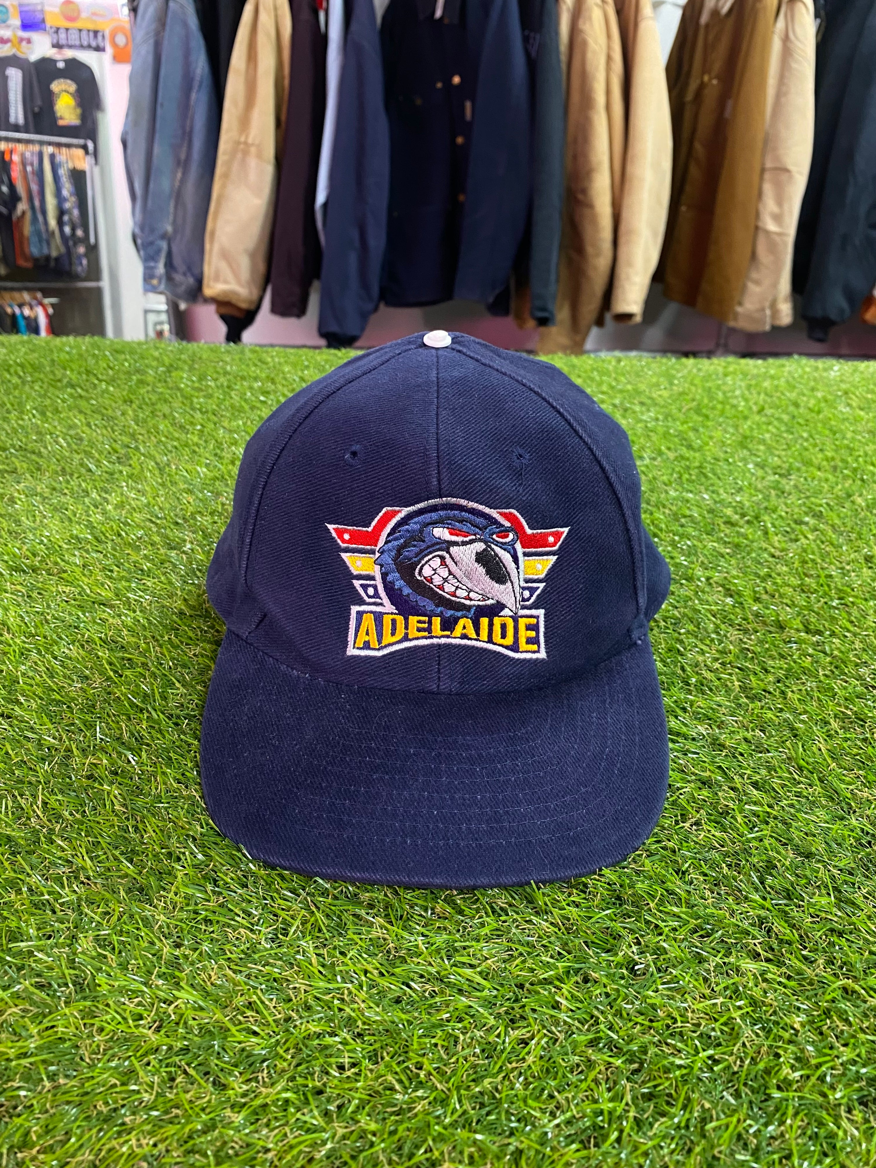 Vintage Adelaide Crows Grinning Crow Face Cap