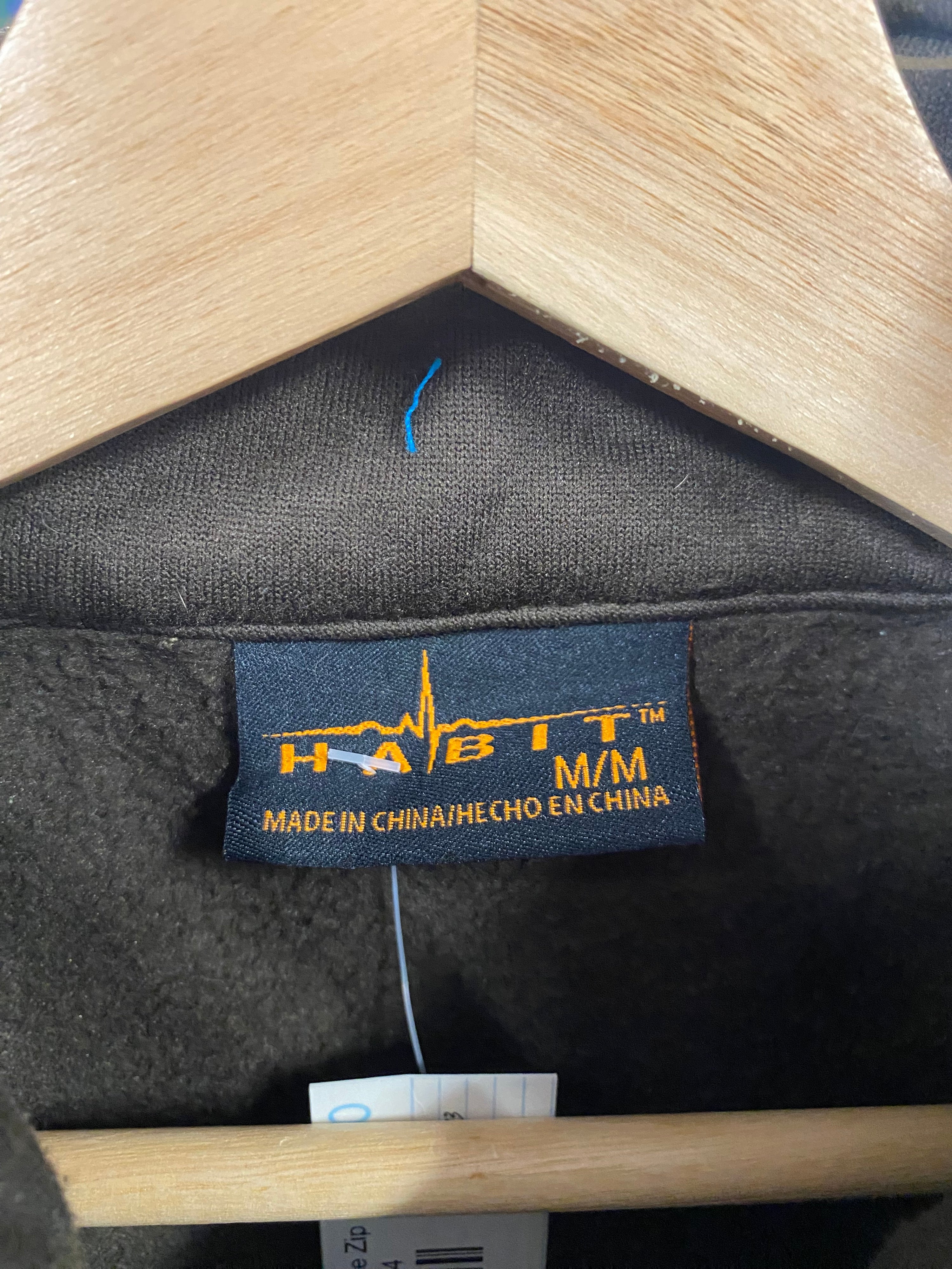 [M] Habit Camo Fleece Zip Up