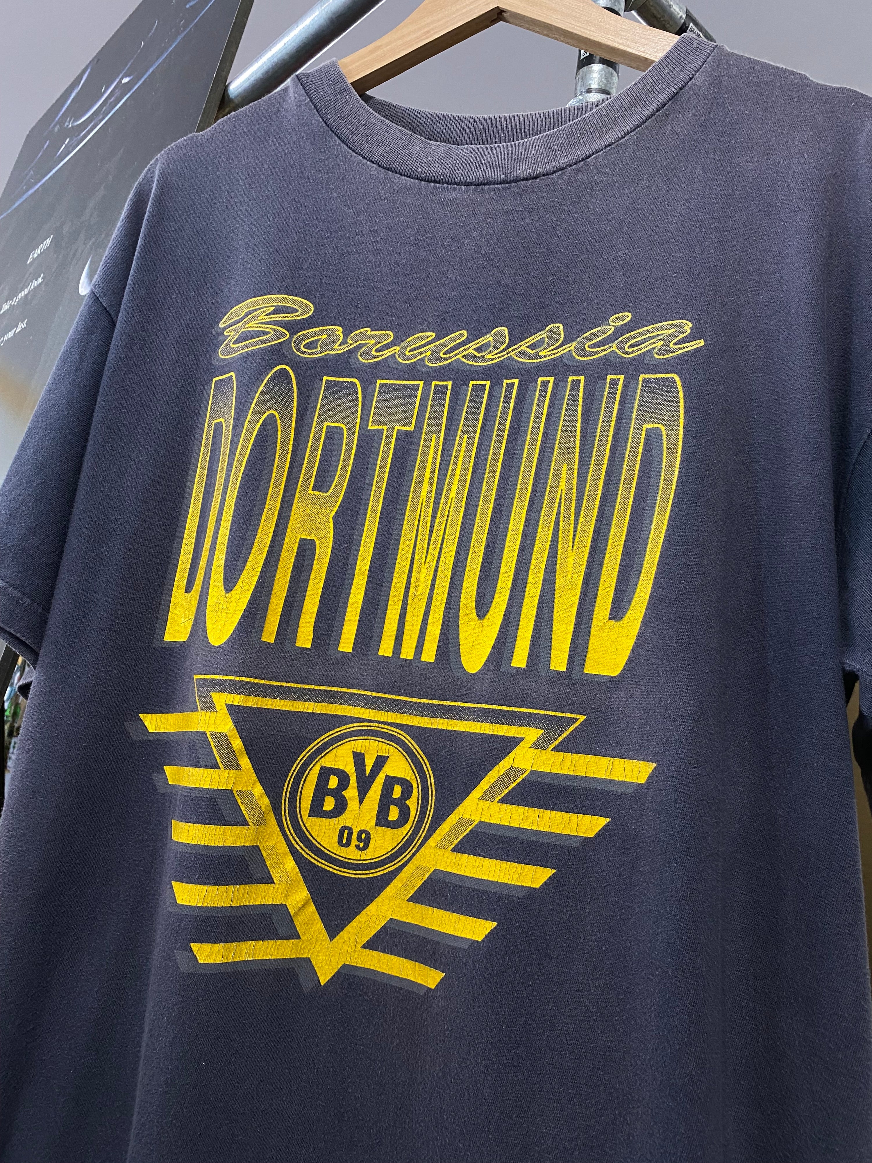 L - Borussia Dortmund Faded Black Tee