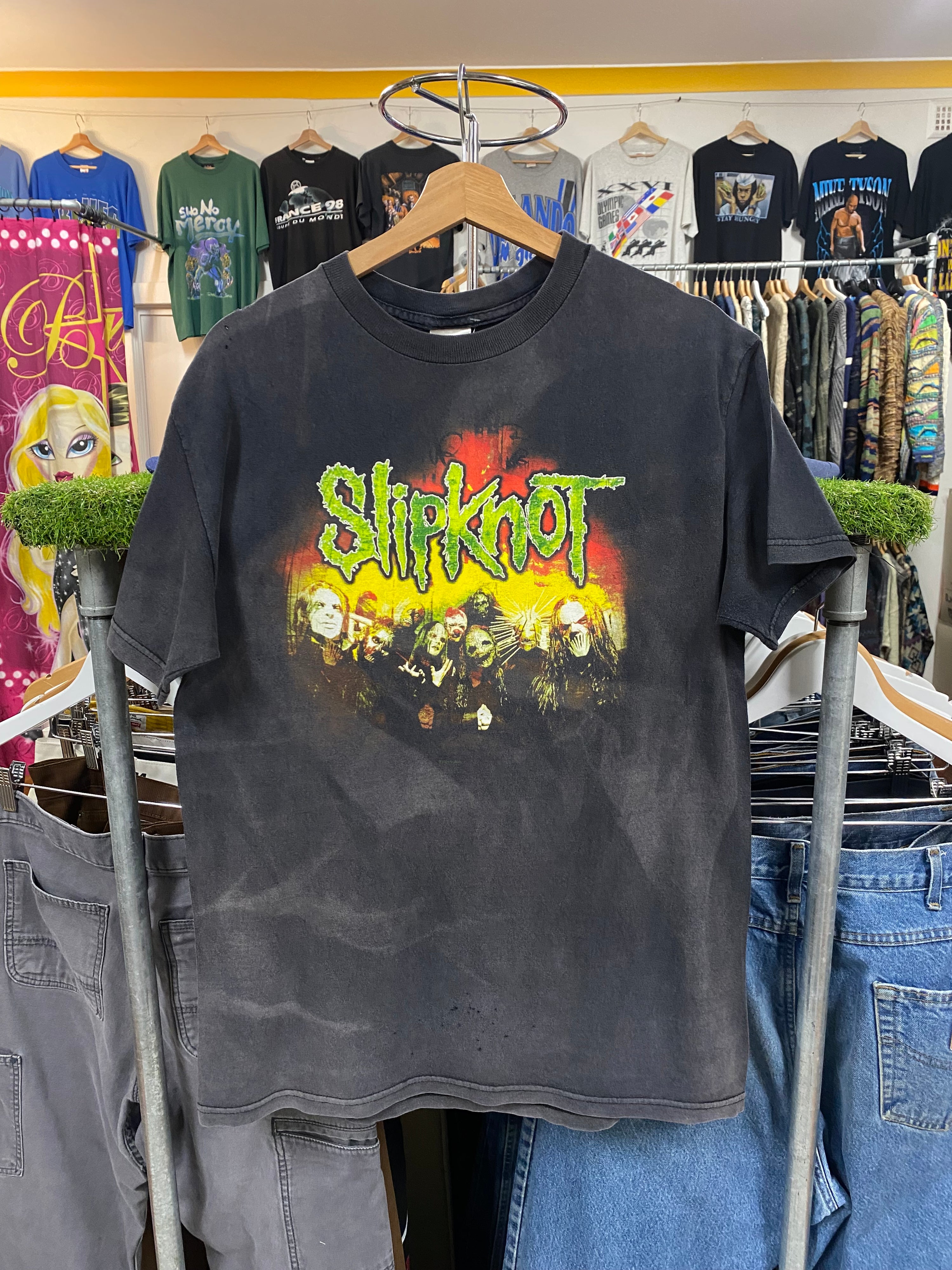 [M] 2004 Faded Slipknot Tshirt