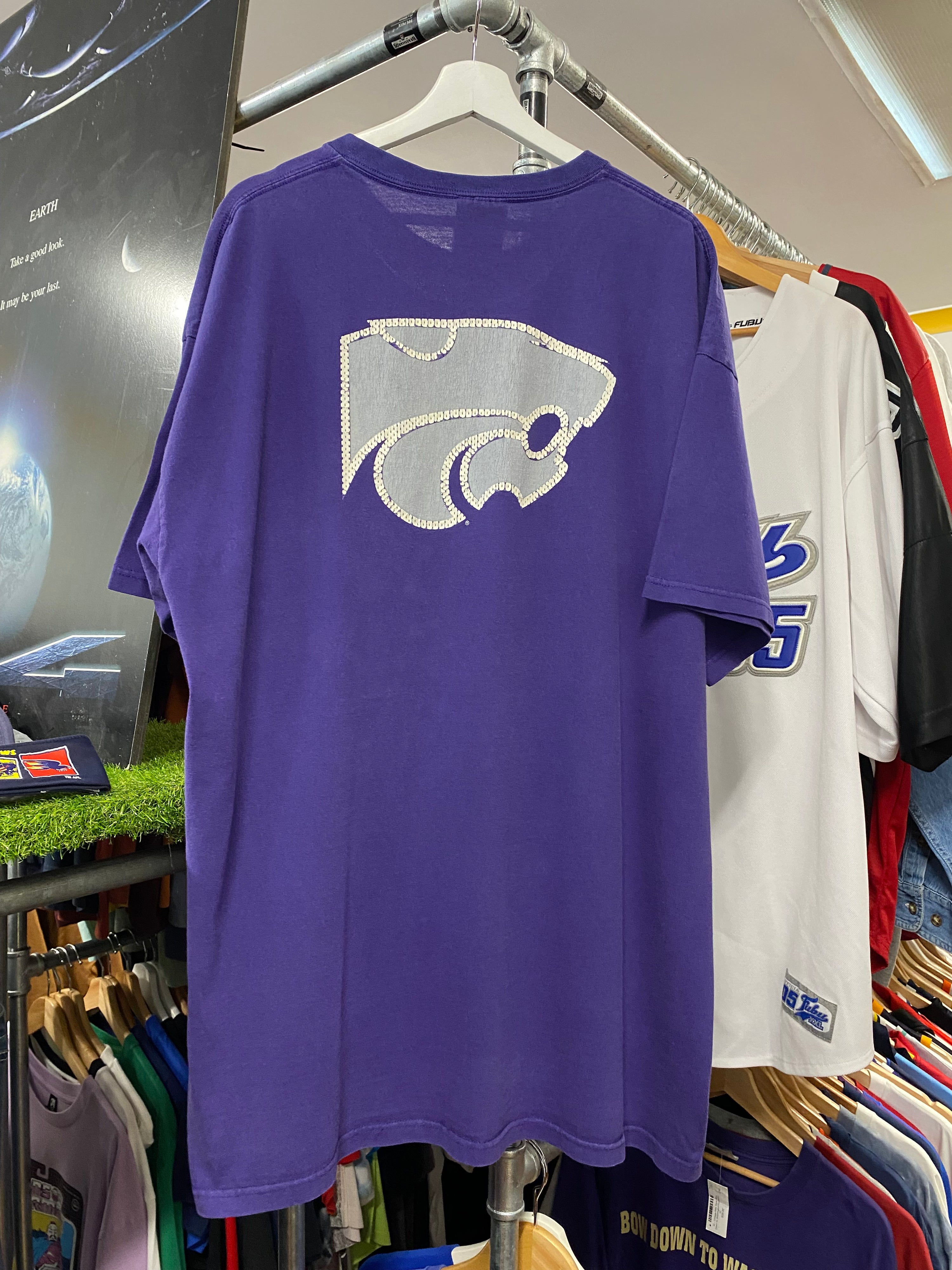 2XL - Nike Team Kansas State Wildcats Purple DS