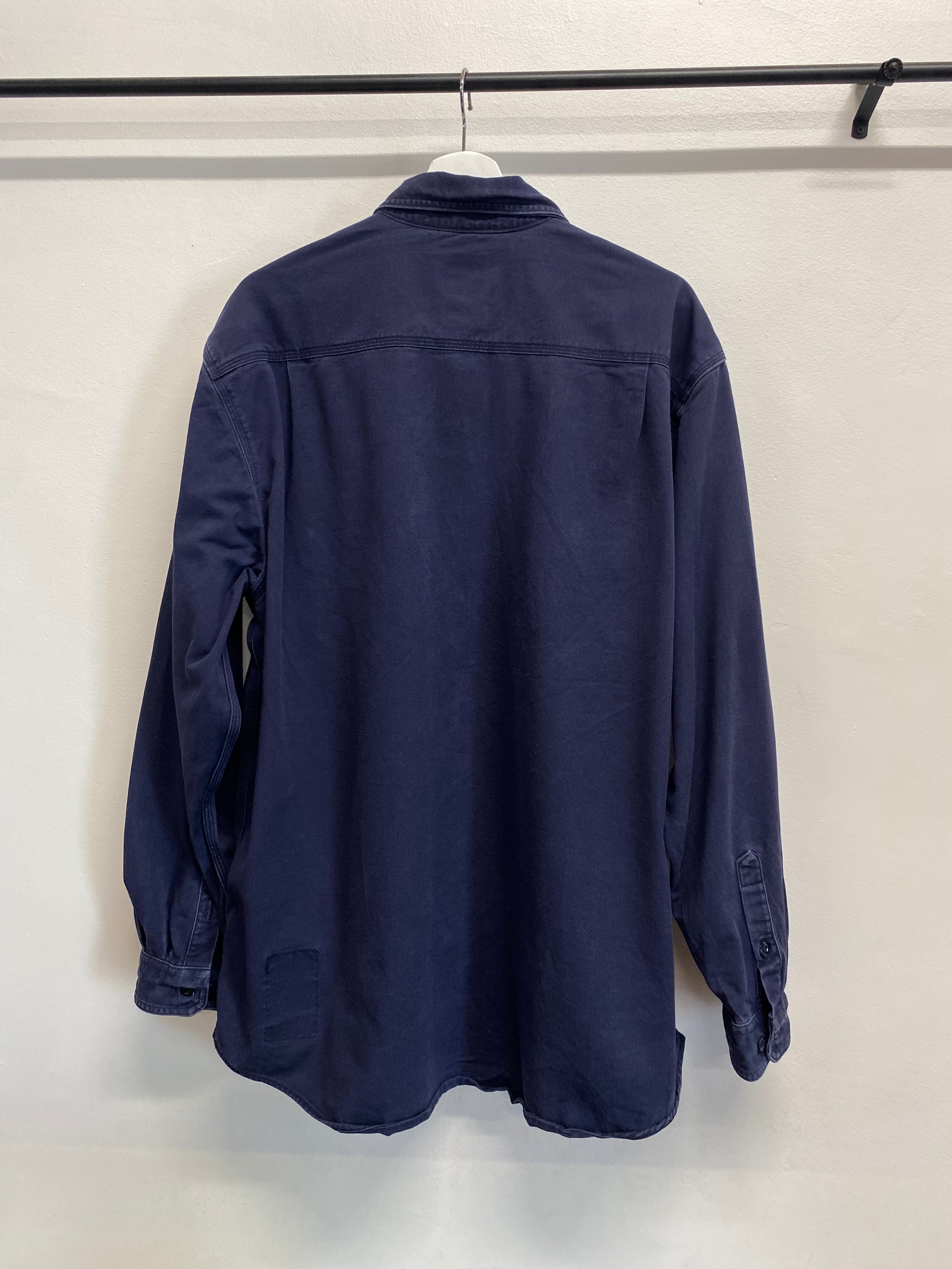 XL - Carhartt FR 'Loenbro' Dark Blue LS Button-up