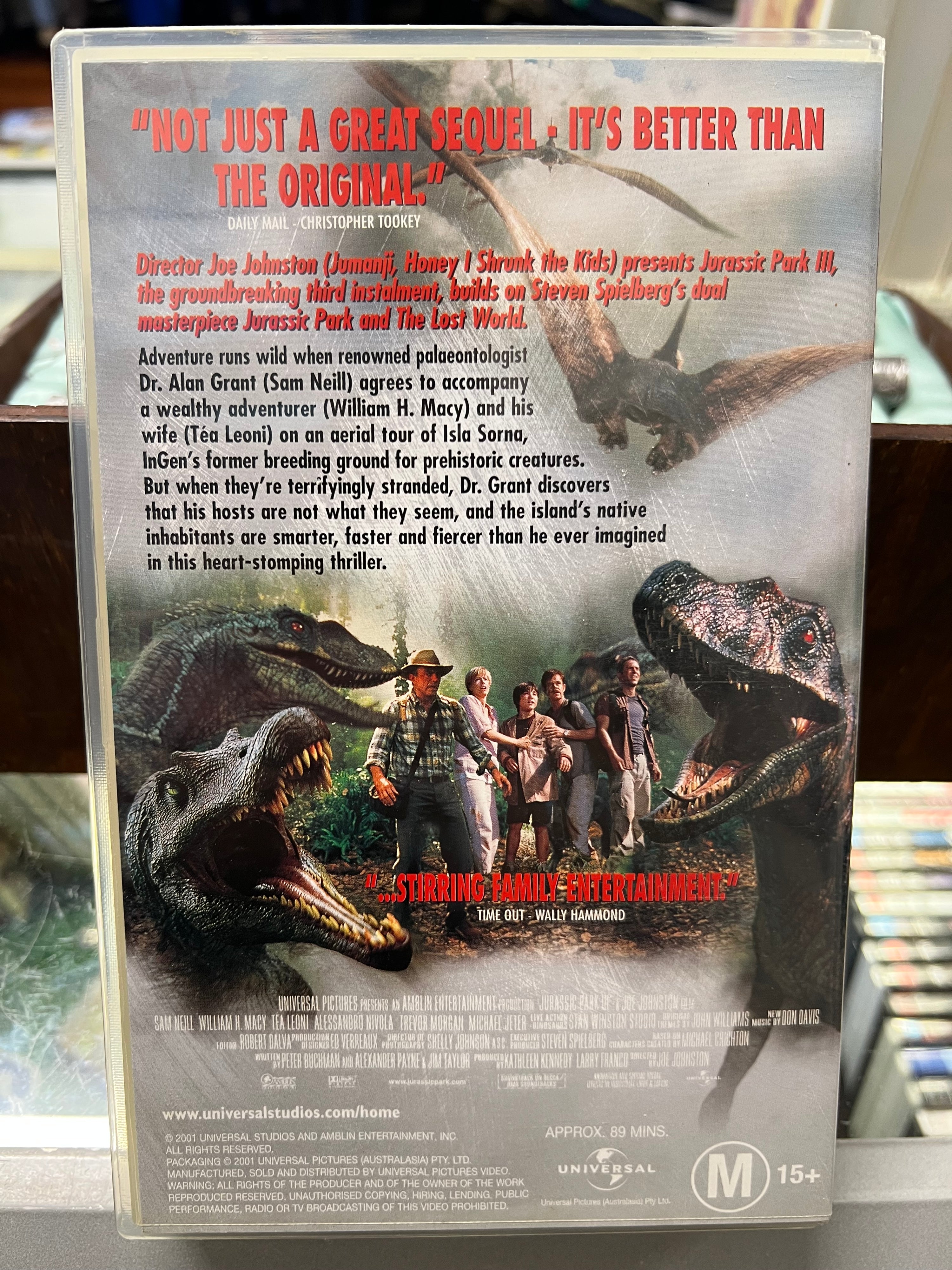 [VHS] Jurassic Park 3 Big Box