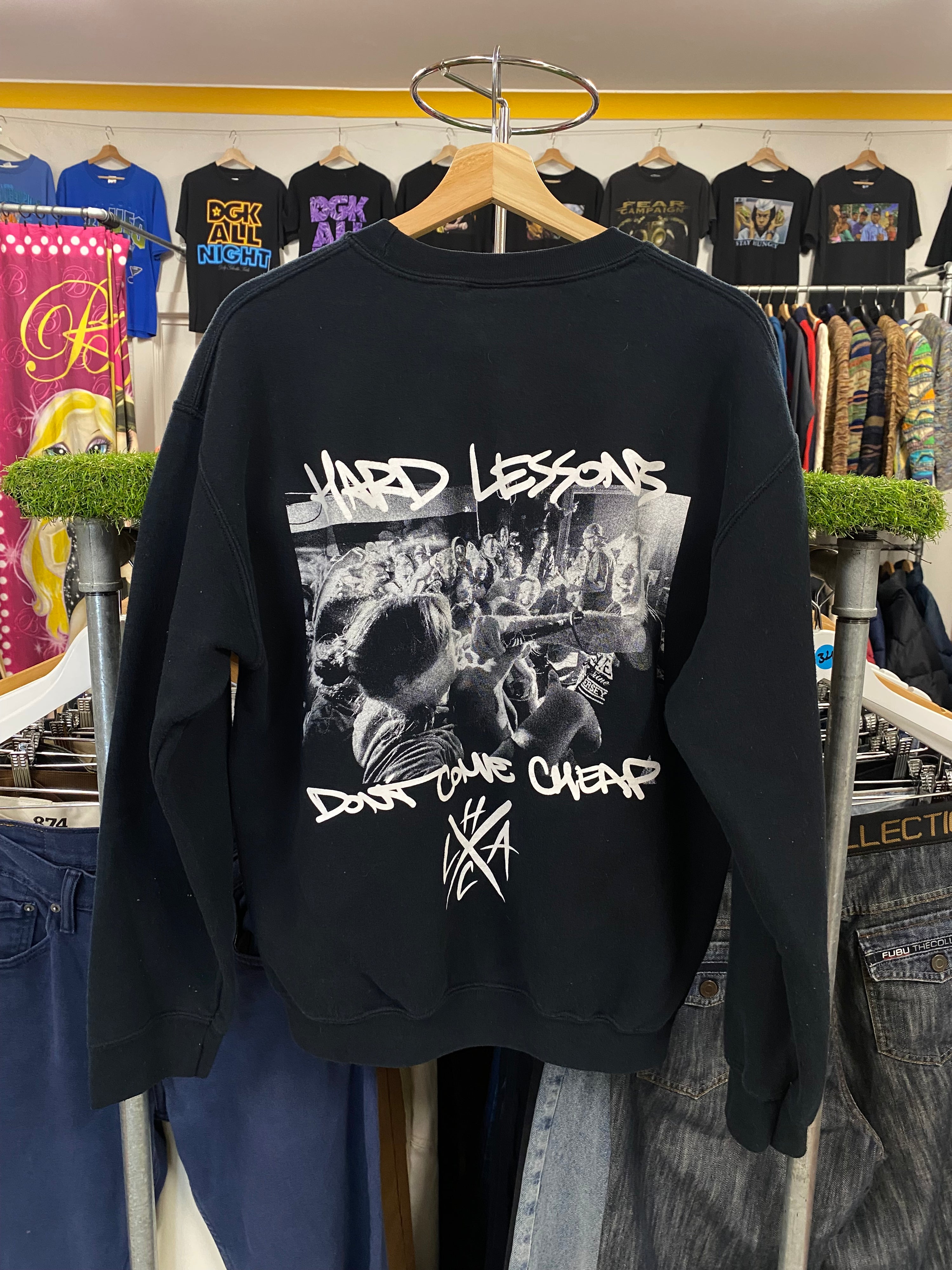 [M] Terror 'Hard Lessons Don't Come Cheap' Black Jumper