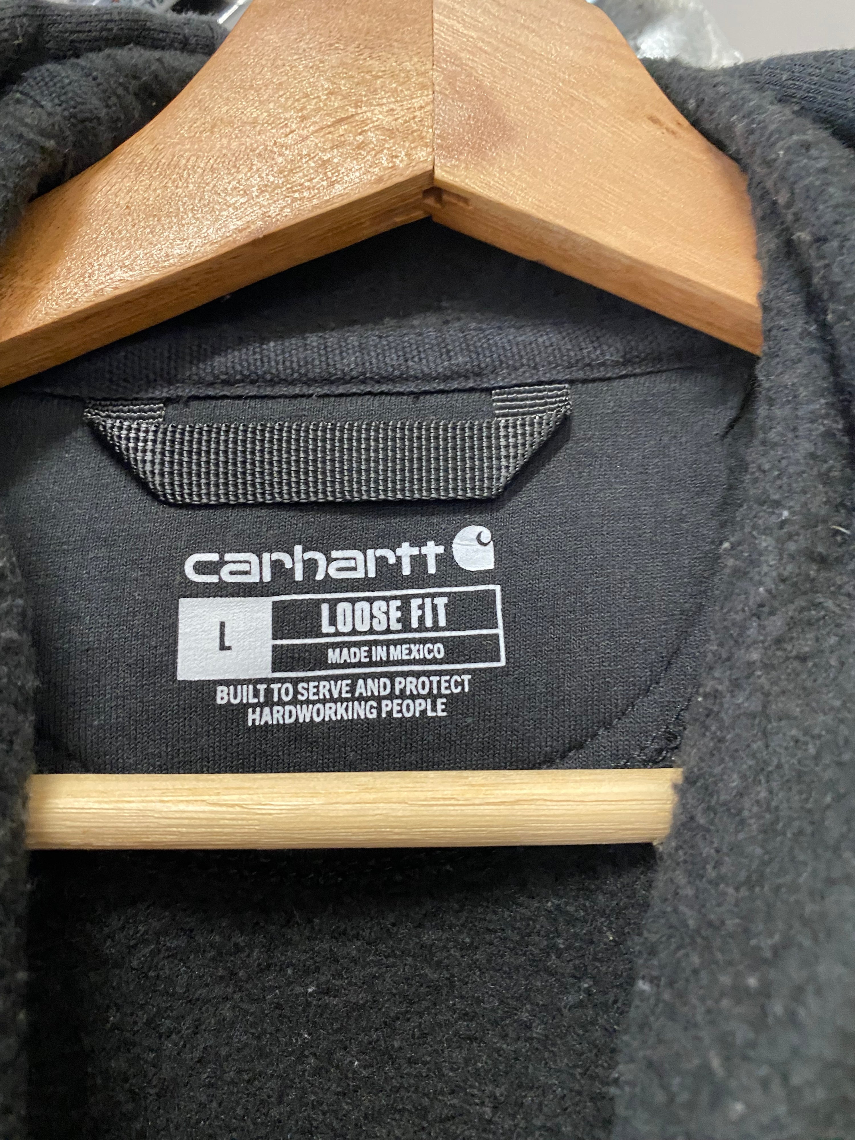 [L] Carhartt 'Chelan School Of Innovation' Black Hoodie