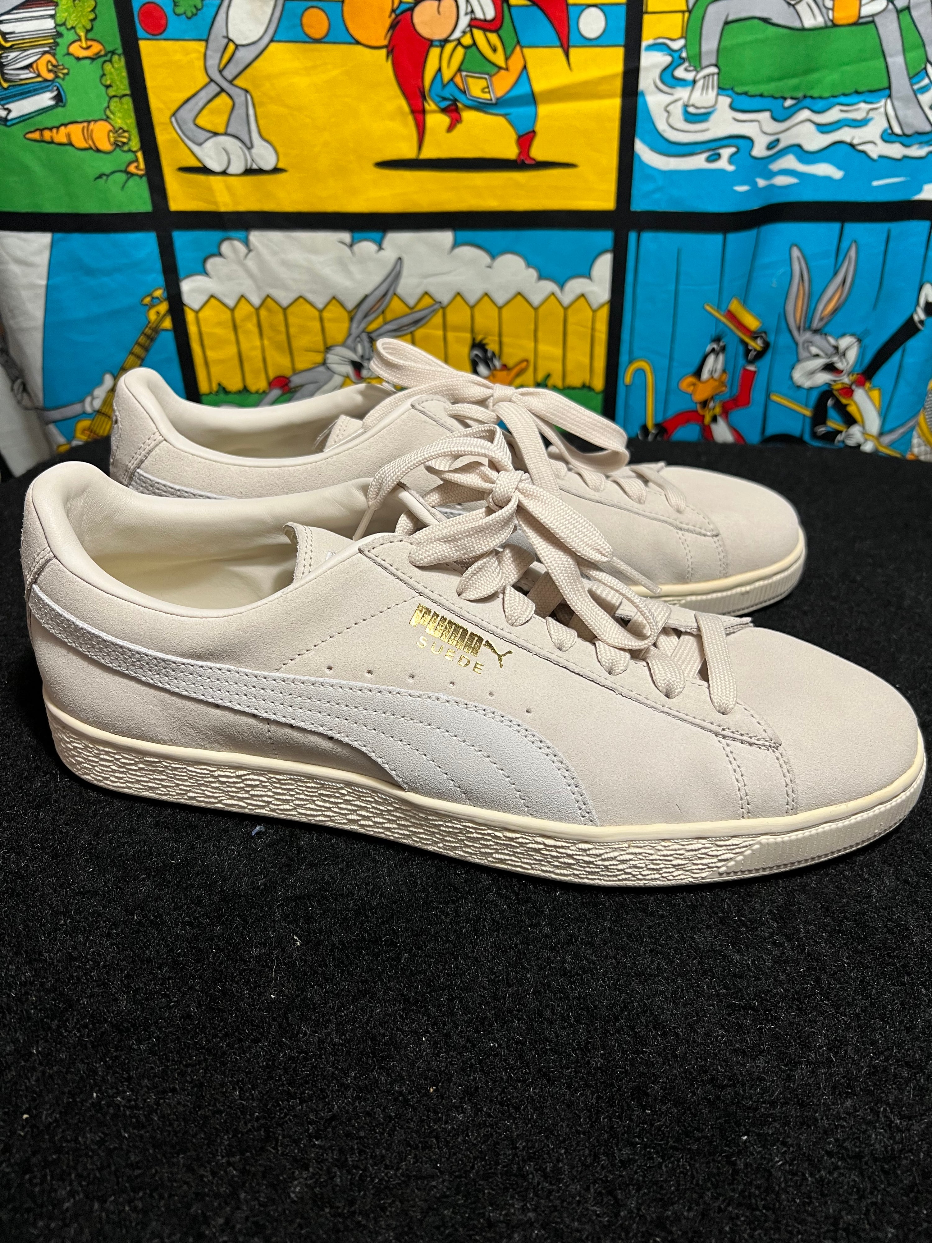 US13 - Puma Suede Beige/White NEW